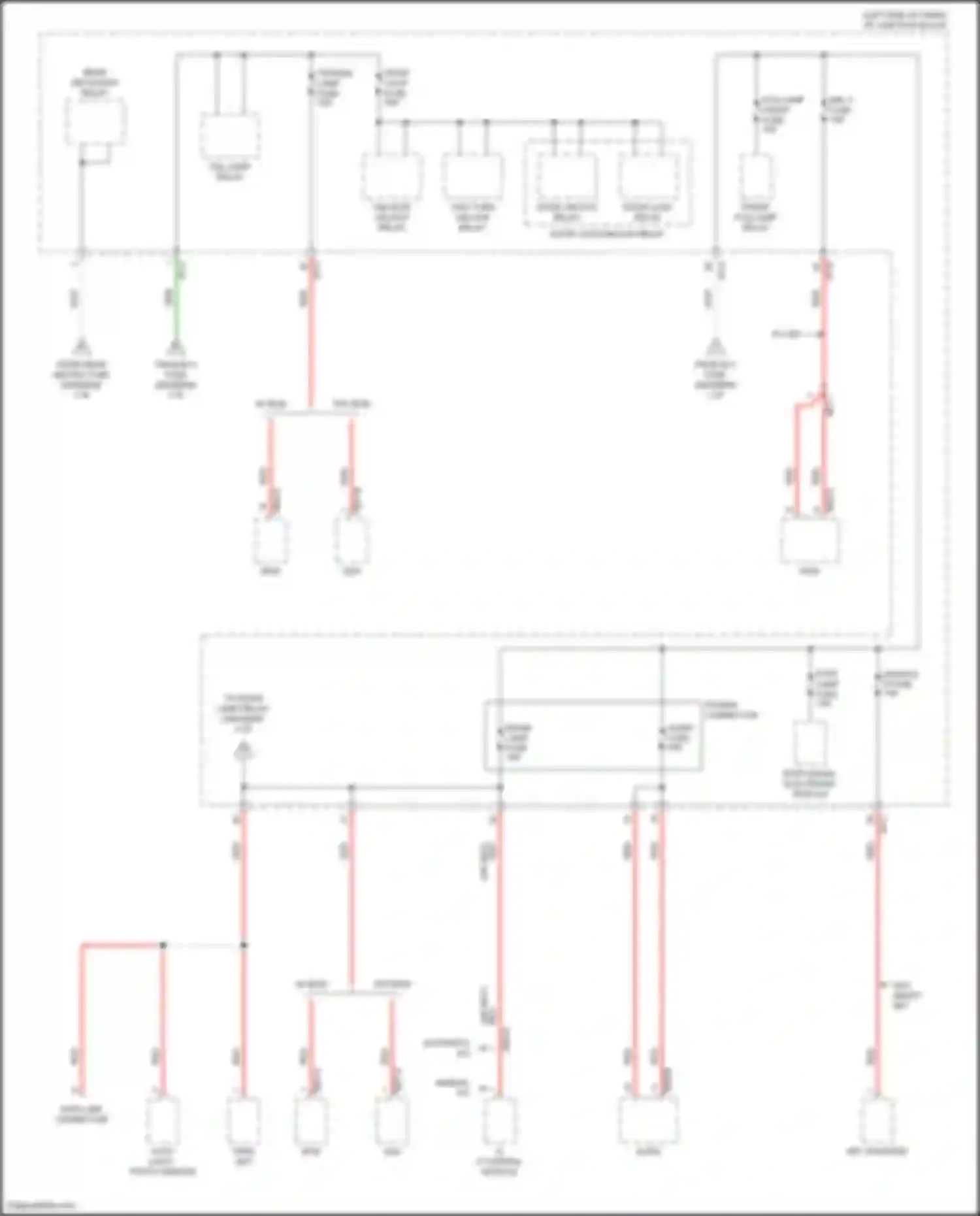 Wiring diagram data link connector for Kia Rio IV facelift (2020-2024) (3 of 4)