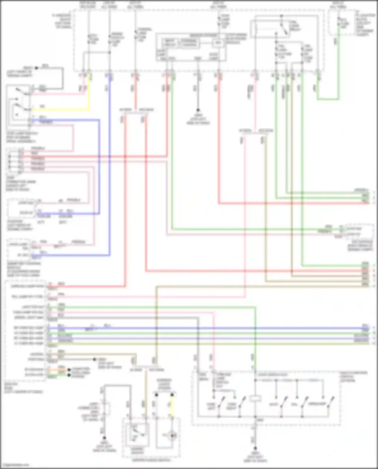 Wiring diagram e/r junction block for Kia Rio IV facelift (2020-2024) (6 of 29)