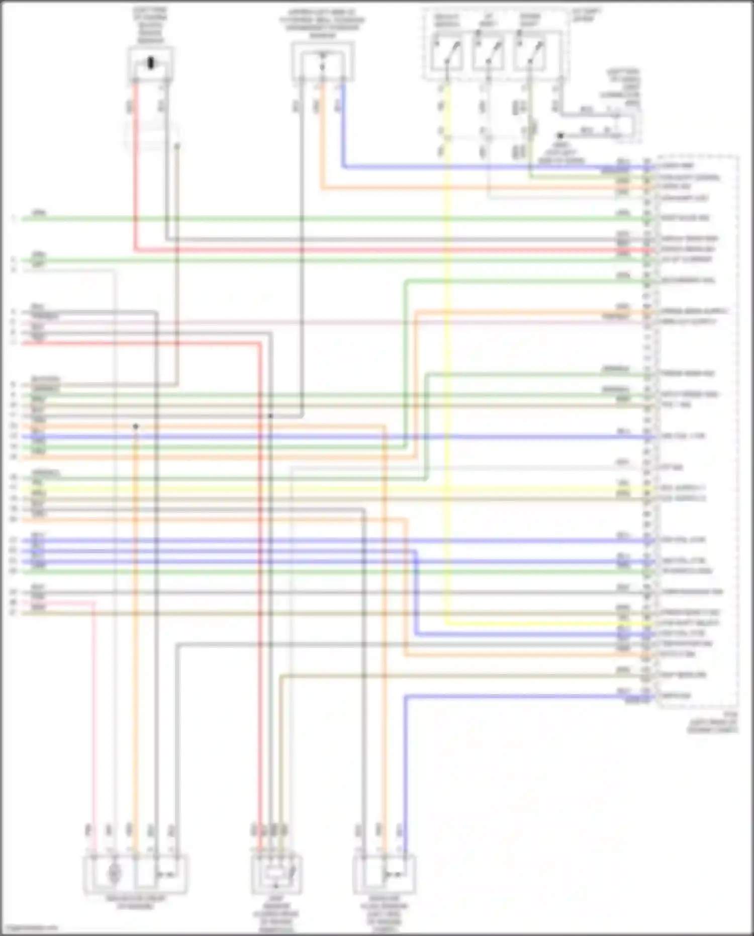 Wiring diagram grn/org for Kia Rio IV facelift (2020-2024) (27 of 27)