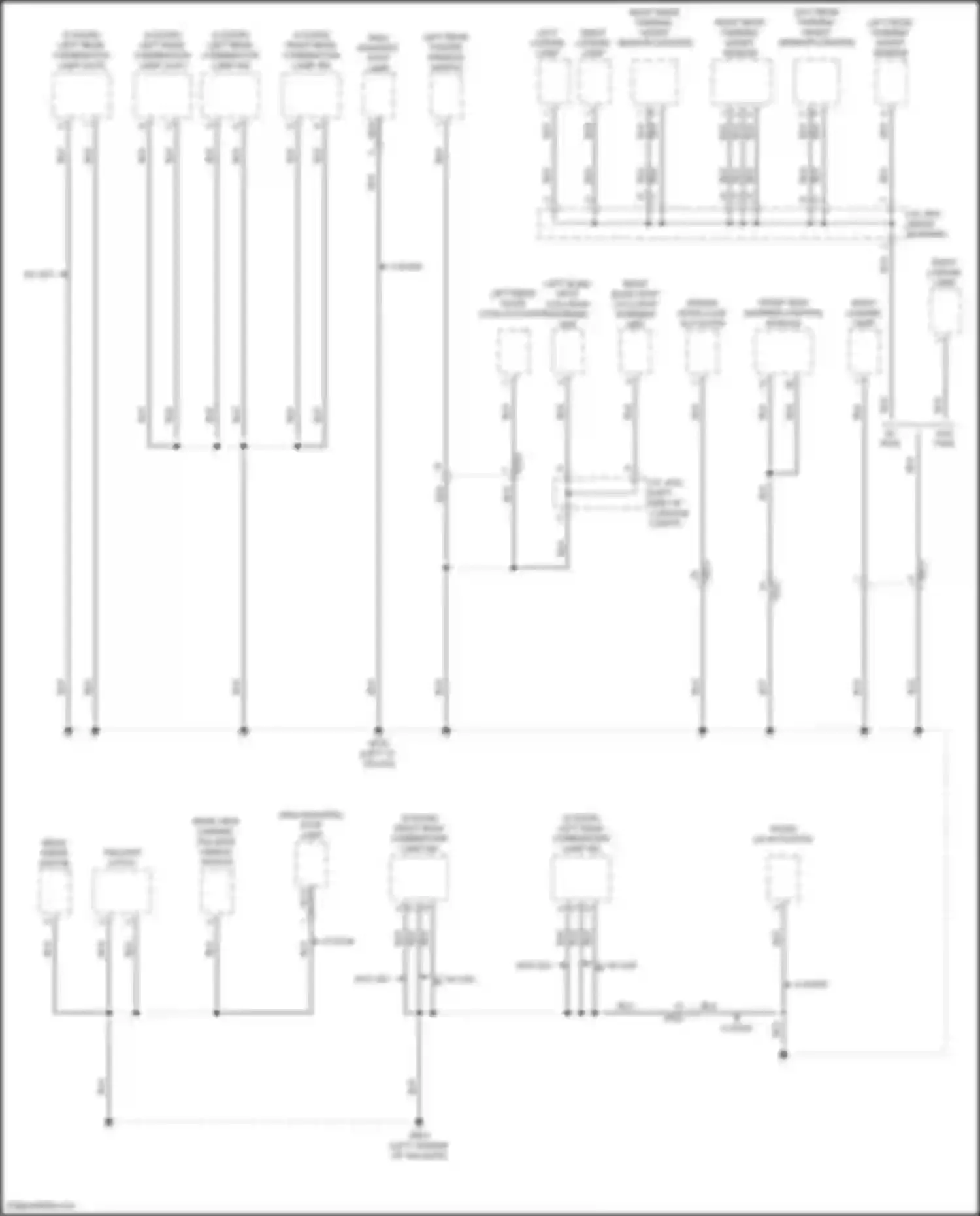 Wiring diagram left rear door lock actuator for Kia Rio IV facelift (2020-2024) (2 of 3)