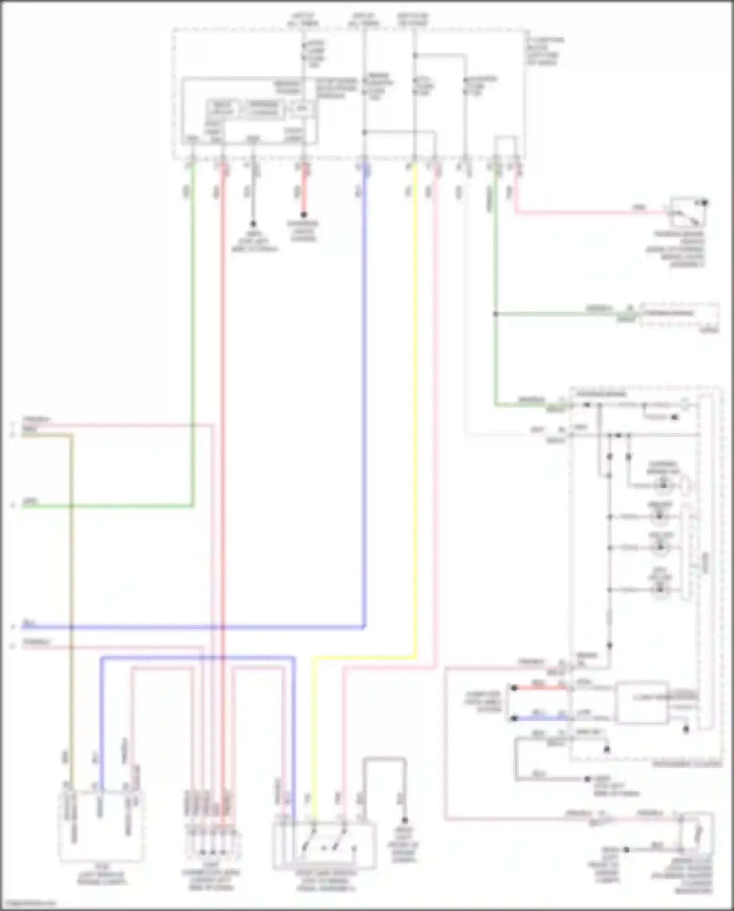 Wiring diagram red for Kia Rio IV facelift (2020-2024) (12 of 85)