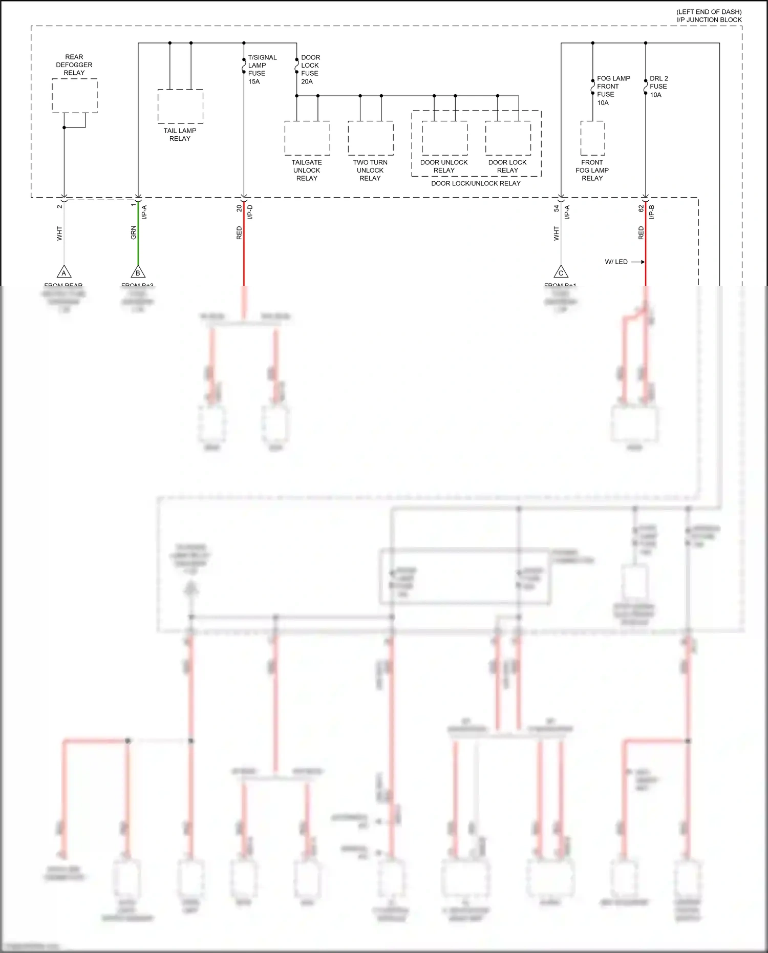 Kia Rio IV (2017-2020) a/c control module wiring diagram  (9 of 10)