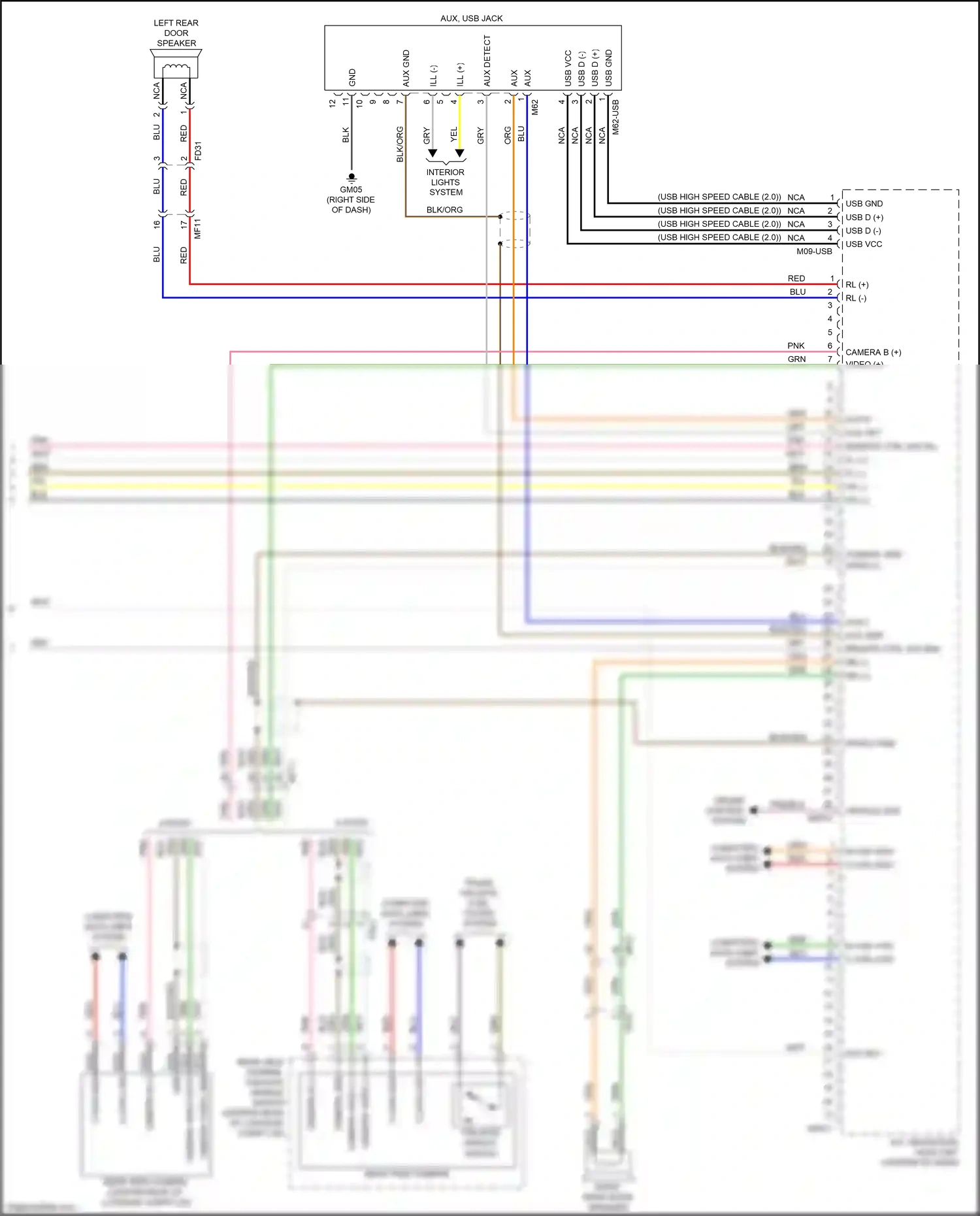 Kia Rio IV (2017-2020) b-can high wiring diagram  (17 of 21)