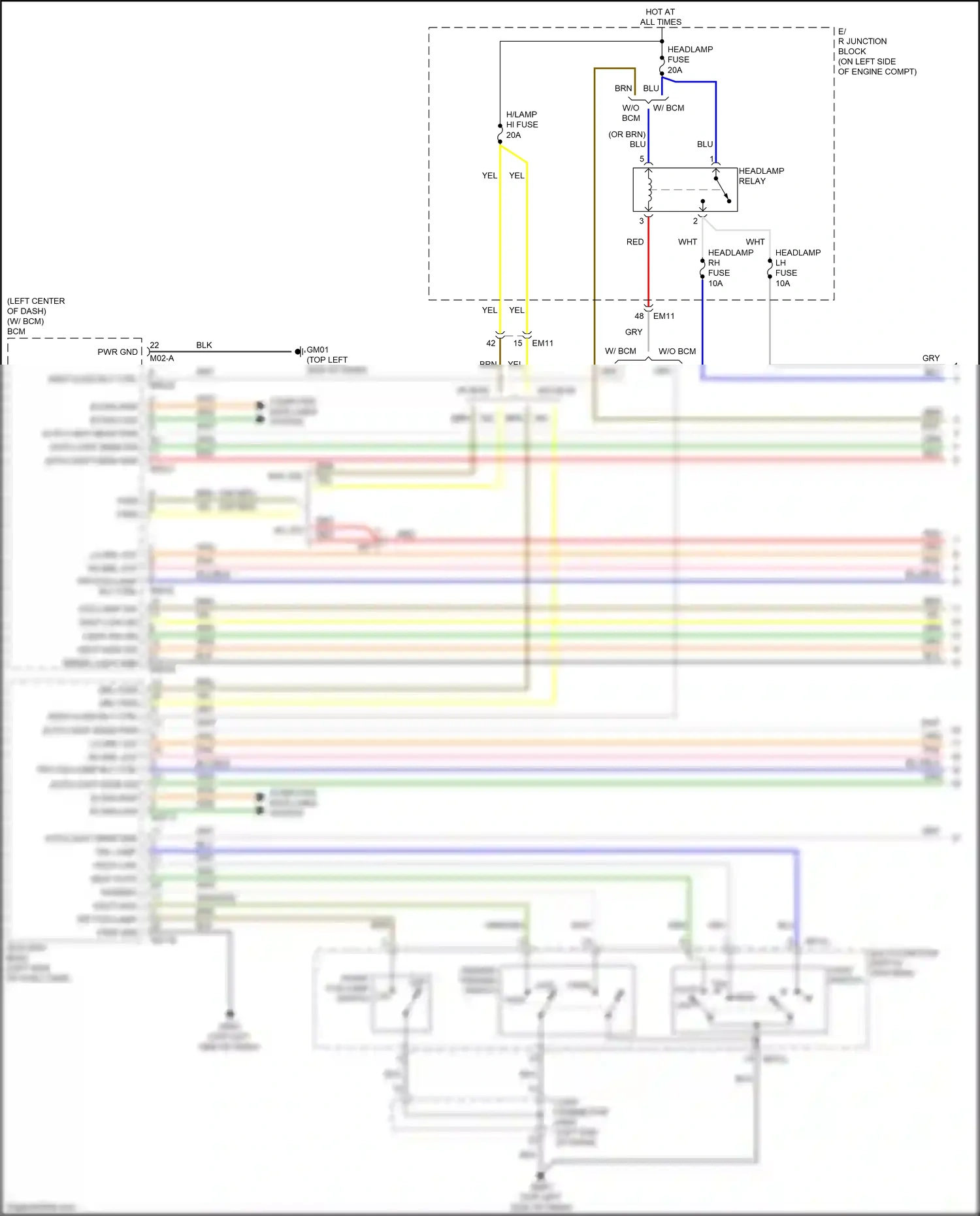 Kia Rio IV (2017-2020) blk wiring diagram  (43 of 107)