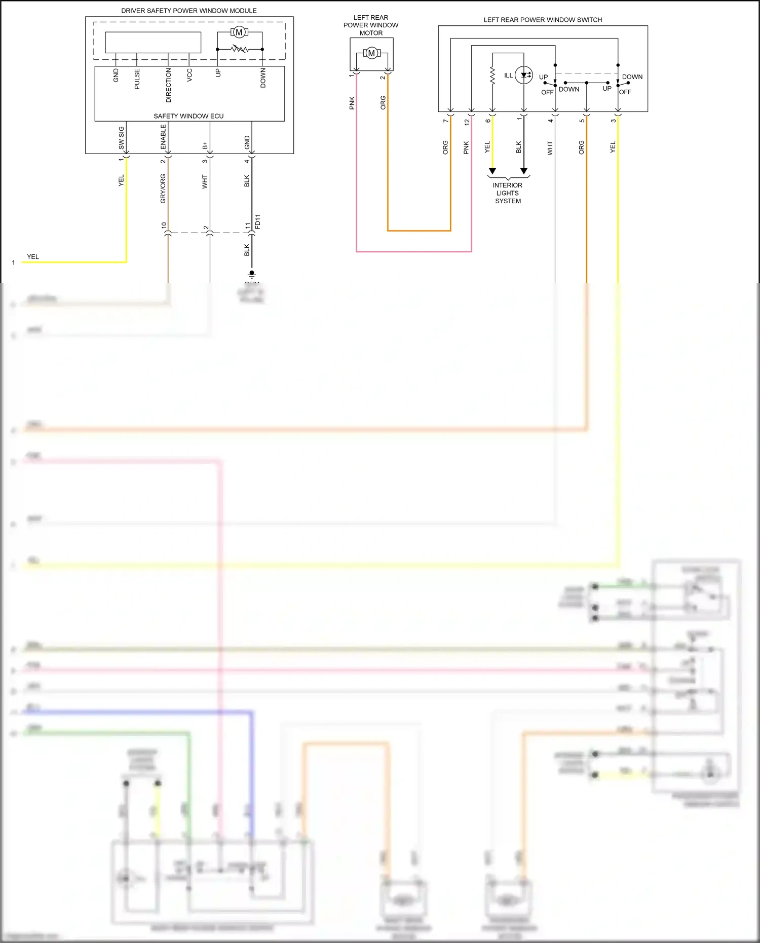 Kia Rio IV (2017-2020) blu wiring diagram  (28 of 92)