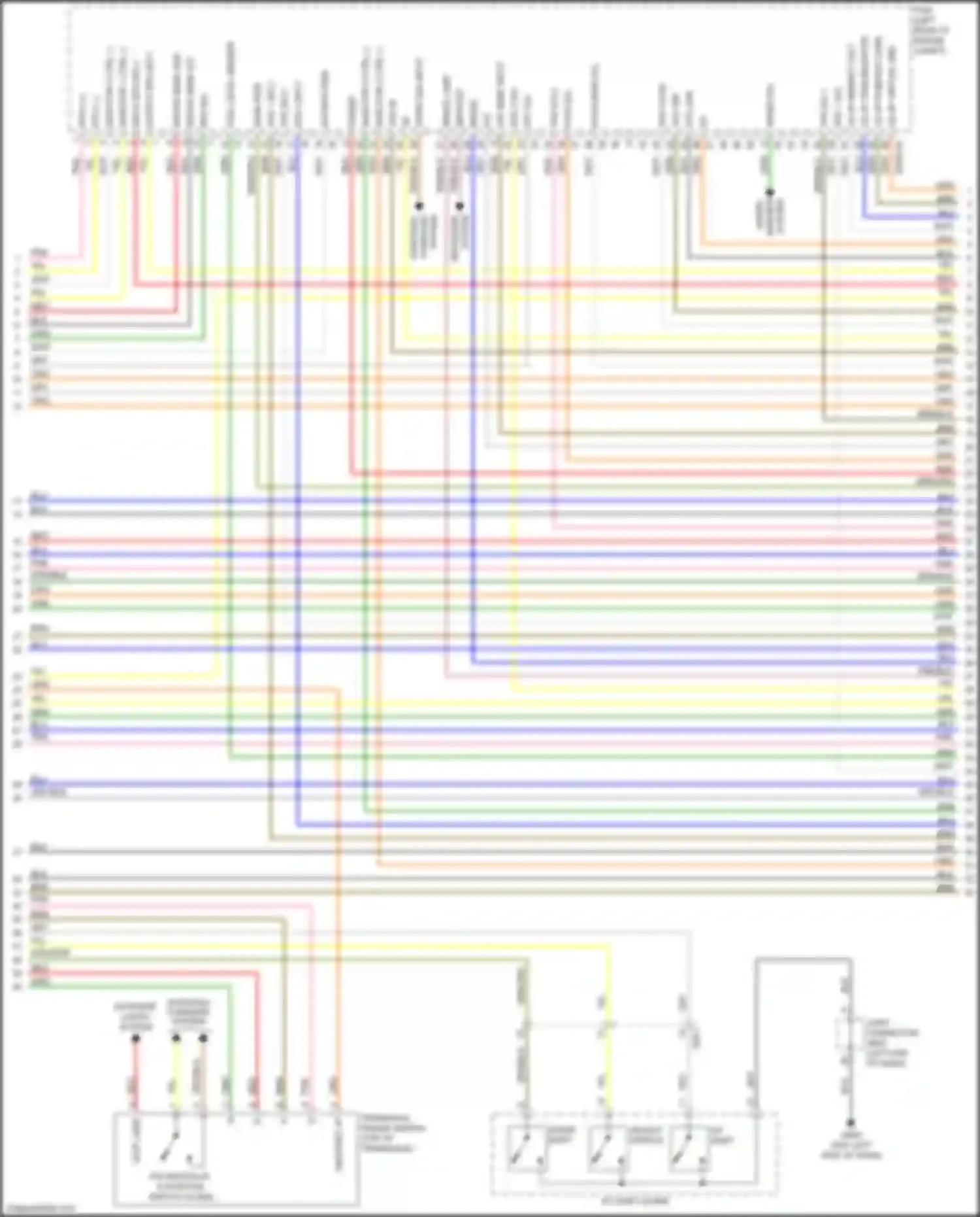 Wiring diagram brake lamp sw for Kia Rio IV (2017-2020) (3 of 4)