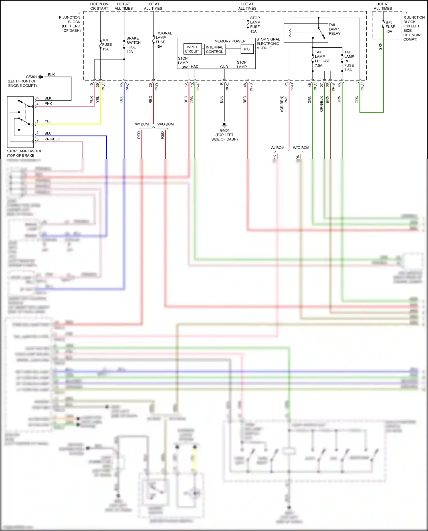 Kia Rio IV (2017-2020) computer data lines system wiring diagram  (32 of 59)
