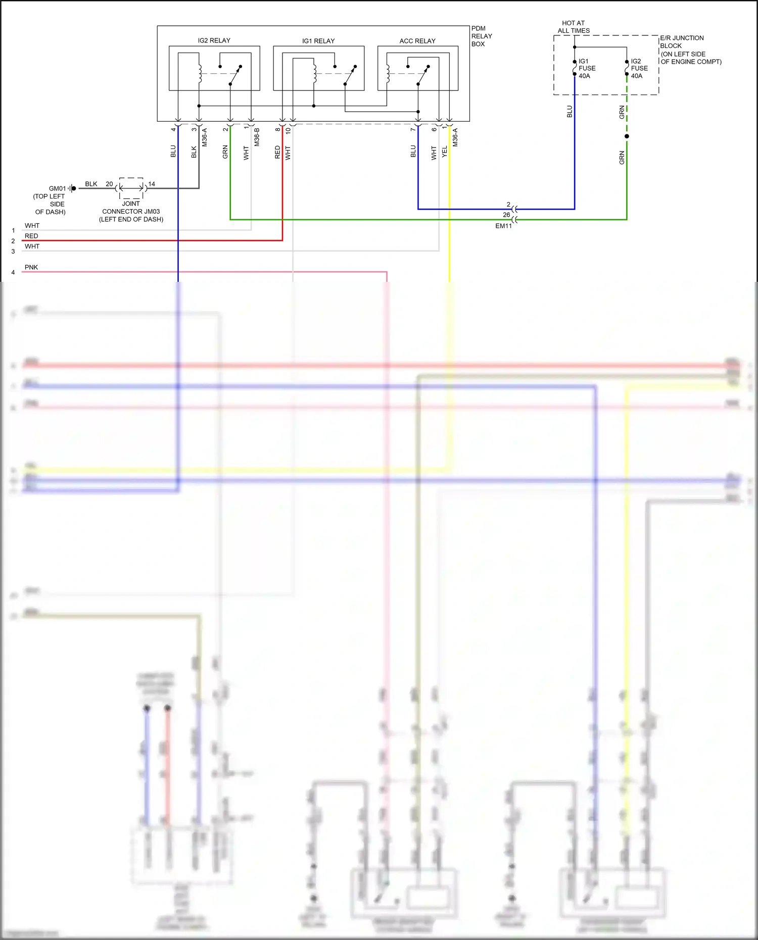 Kia Rio IV (2017-2020) computer data lines system wiring diagram  (15 of 59)