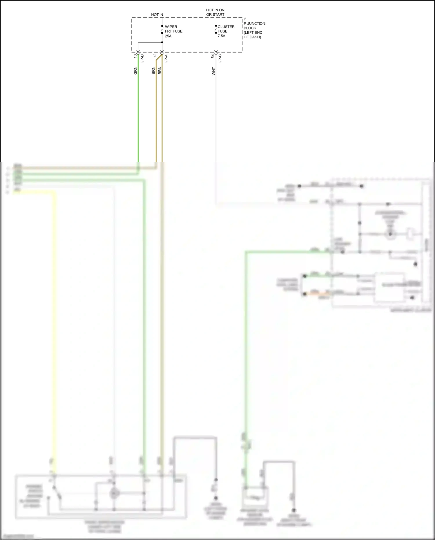 Kia Rio IV (2017-2020) computer data lines system wiring diagram  (35 of 59)