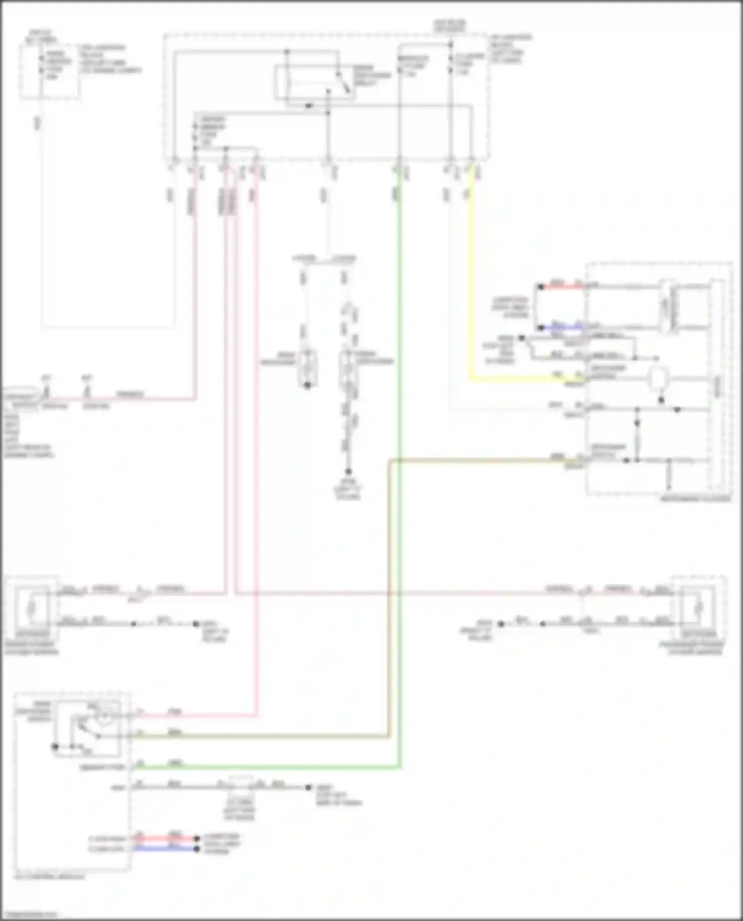 Wiring diagram defrost switch for Kia Rio IV (2017-2020) (2 of 2)