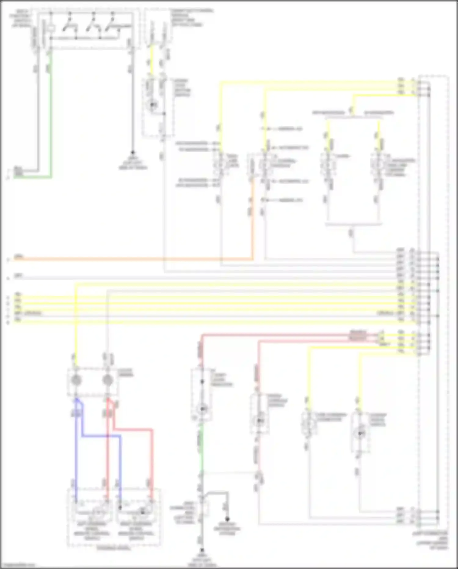 Wiring diagram ground distribution system for Kia Rio IV (2017-2020) (6 of 10)