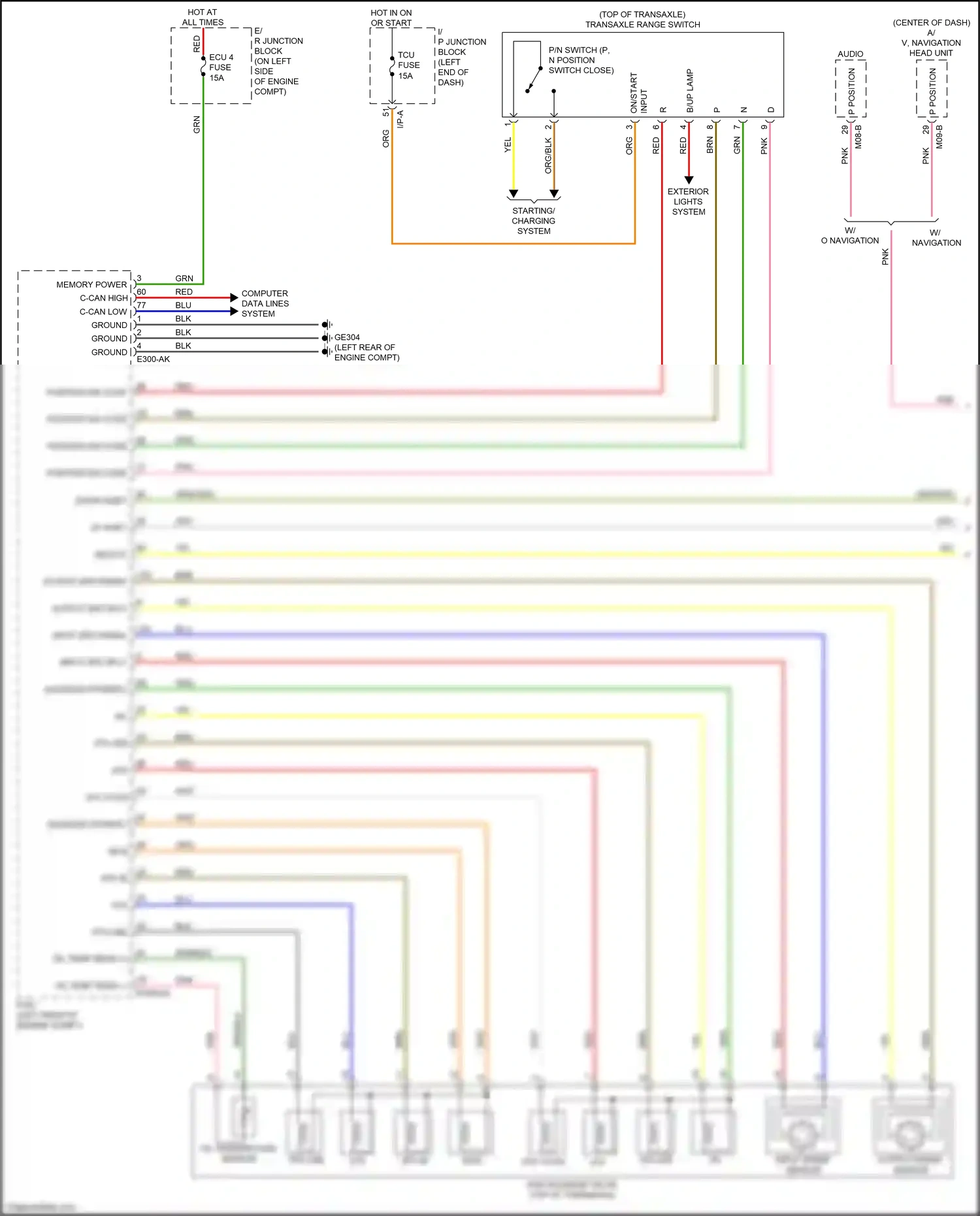 Kia Rio IV (2017-2020) input spd signal wiring diagram  (1 of 1)