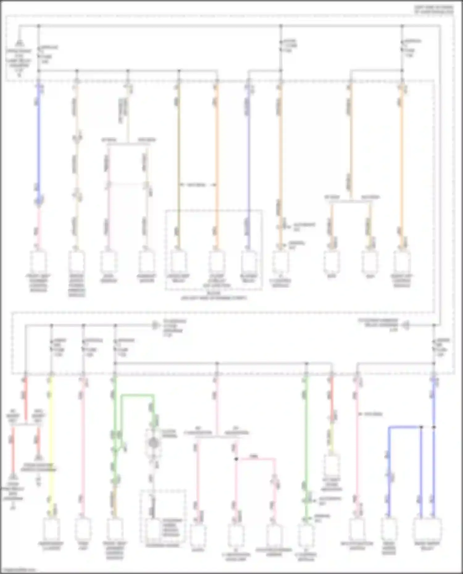 Wiring diagram instrument cluster for Kia Rio IV (2017-2020) (8 of 34)