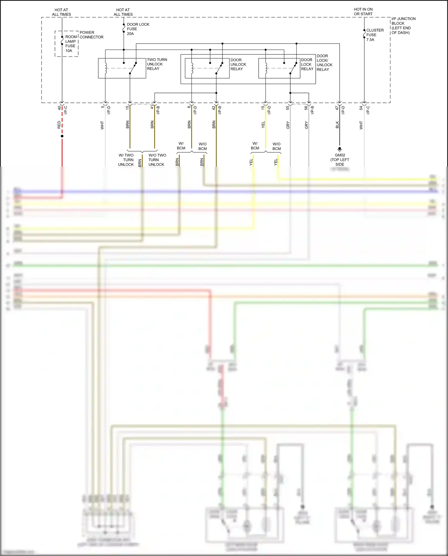 Kia Rio IV (2017-2020) i/p-d wiring diagram  (40 of 41)