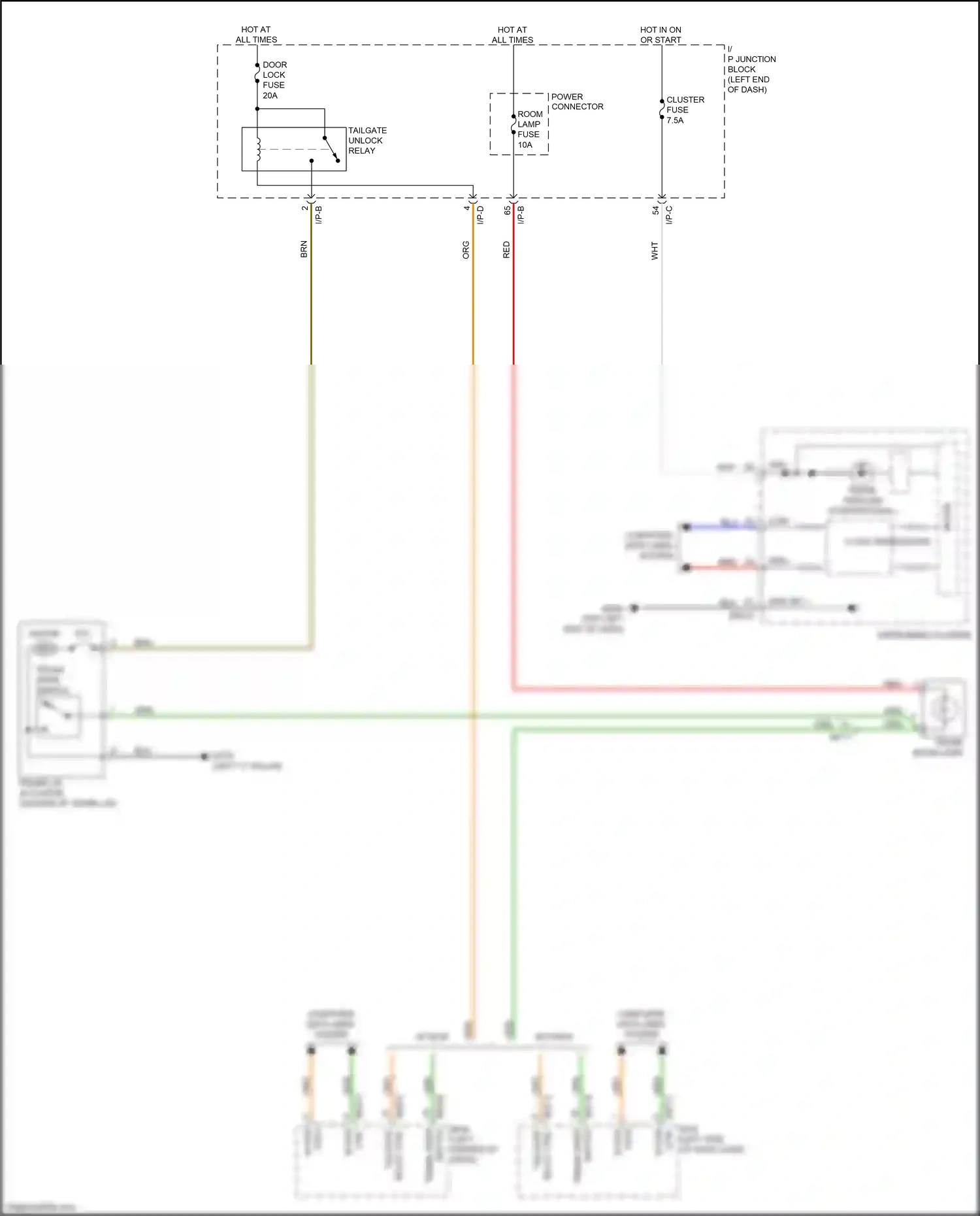 Kia Rio IV (2017-2020) i/p-d wiring diagram  (39 of 41)