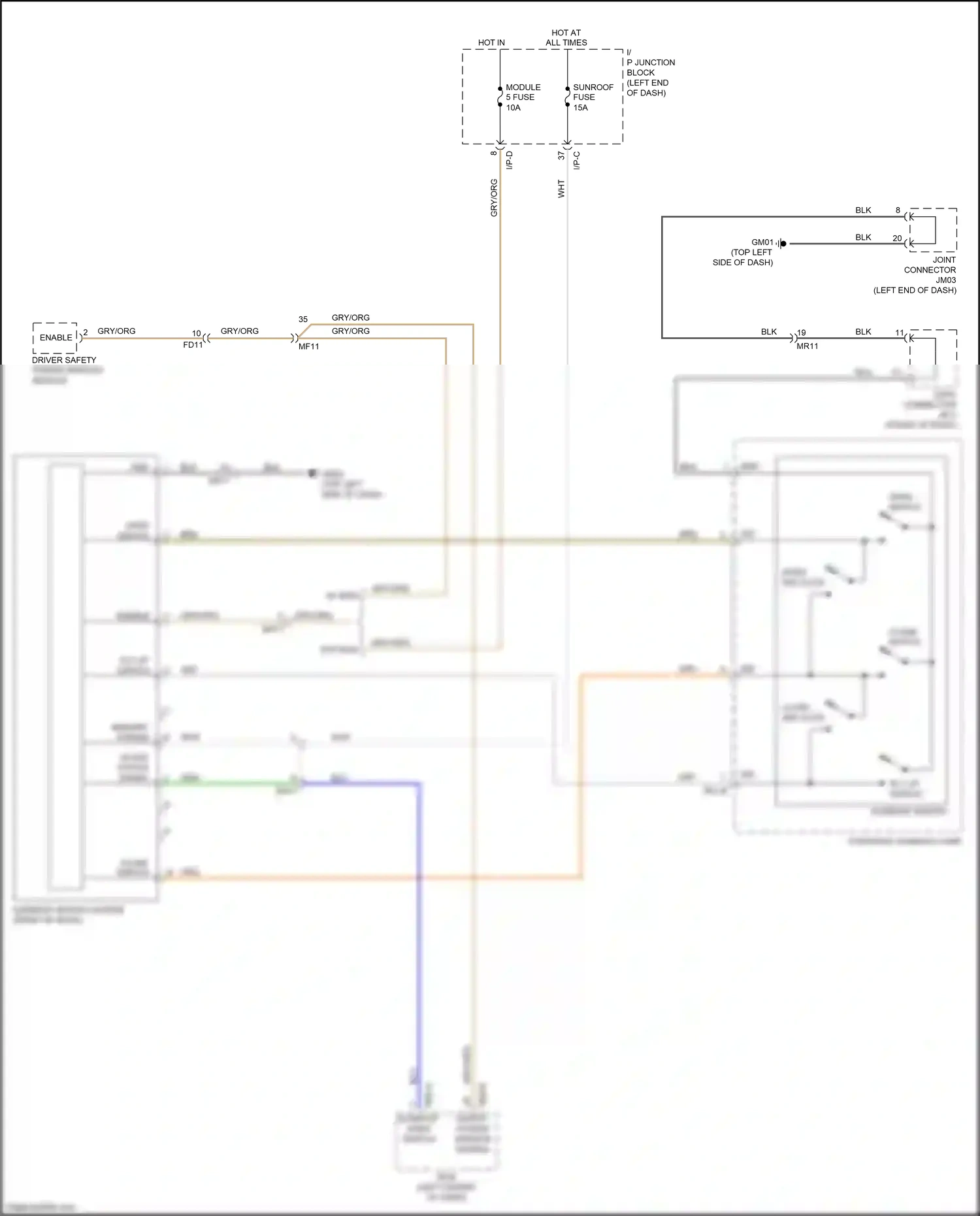 Kia Rio IV (2017-2020) i/p-d wiring diagram  (9 of 41)