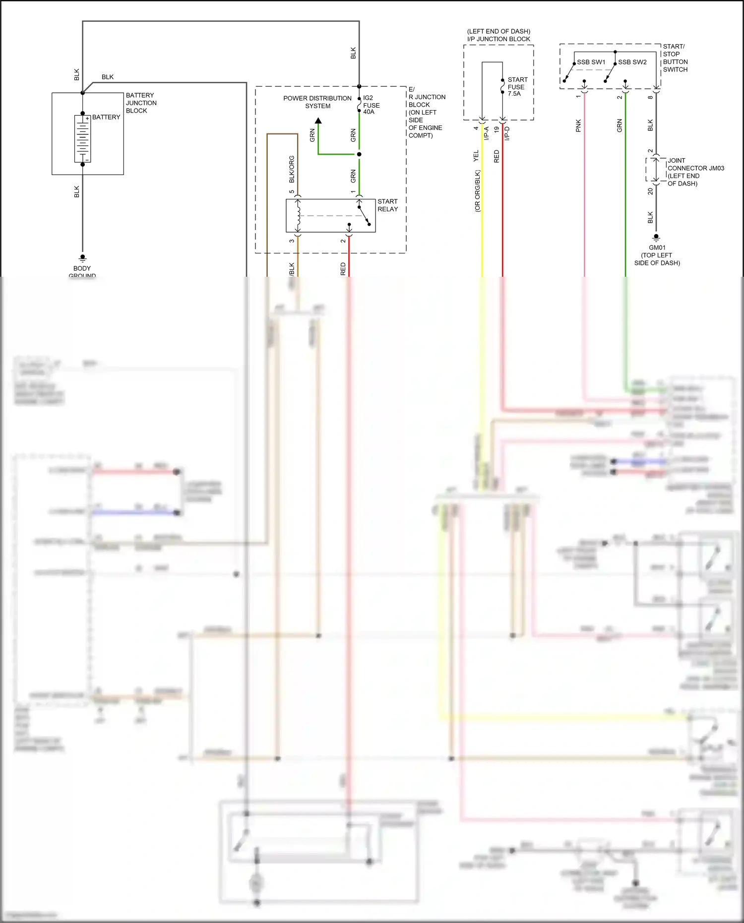 Kia Rio IV (2017-2020) i/p-d wiring diagram  (20 of 41)