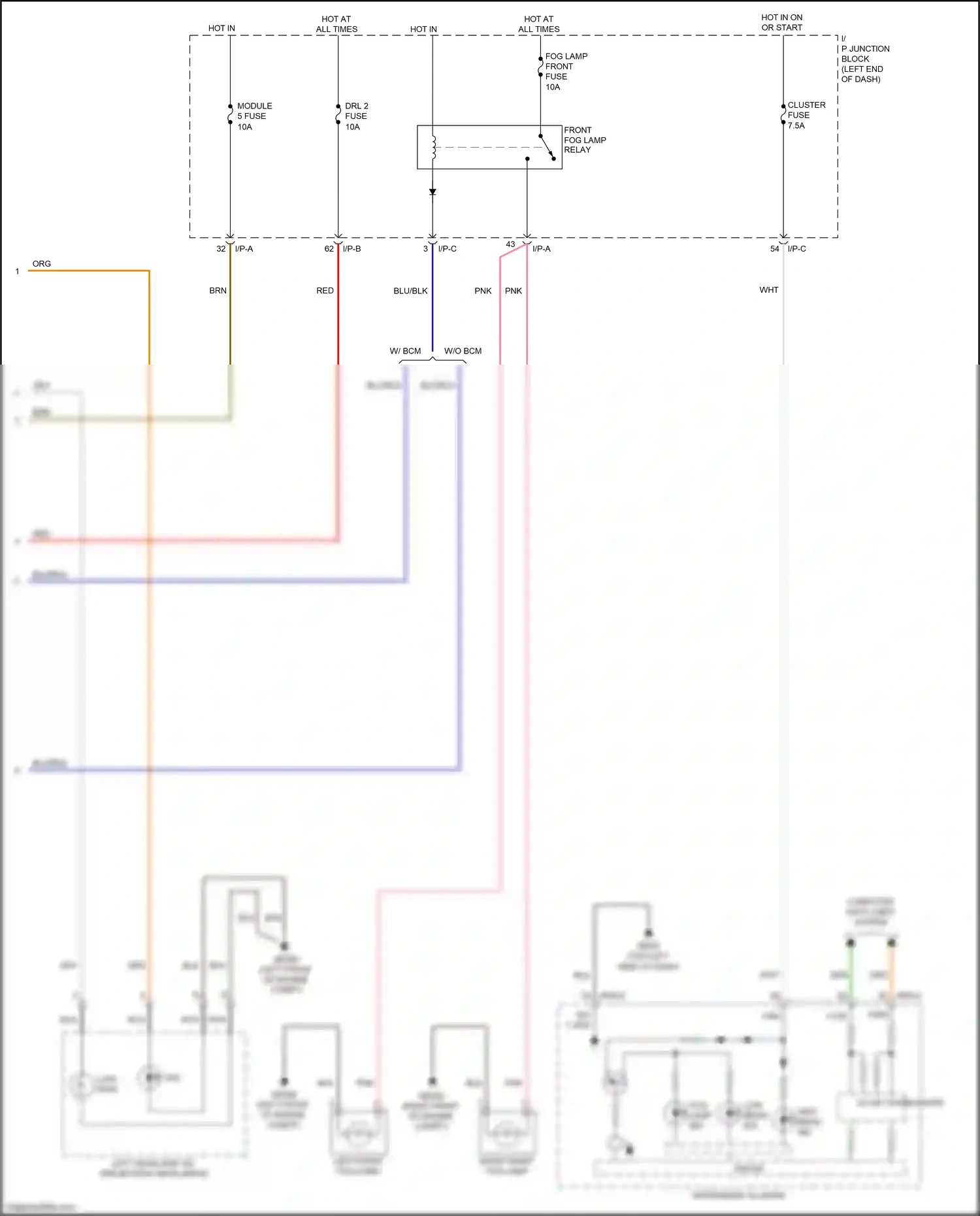 Kia Rio IV (2017-2020) low high wiring diagram  (2 of 4)