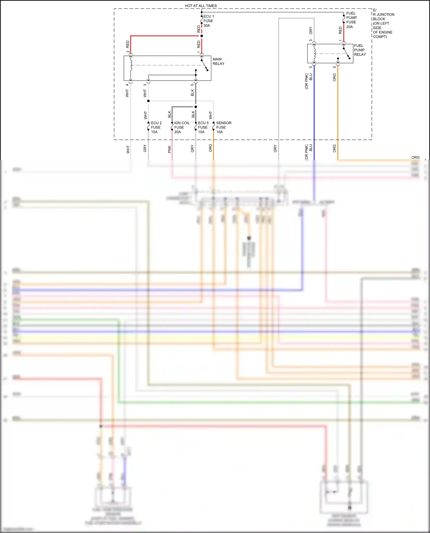 Kia Rio IV (2017-2020) map sensor wiring diagram  (2 of 2)