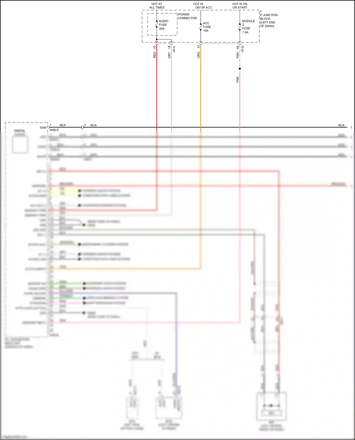 Kia Rio IV (2017-2020) red wiring diagram  (37 of 96)