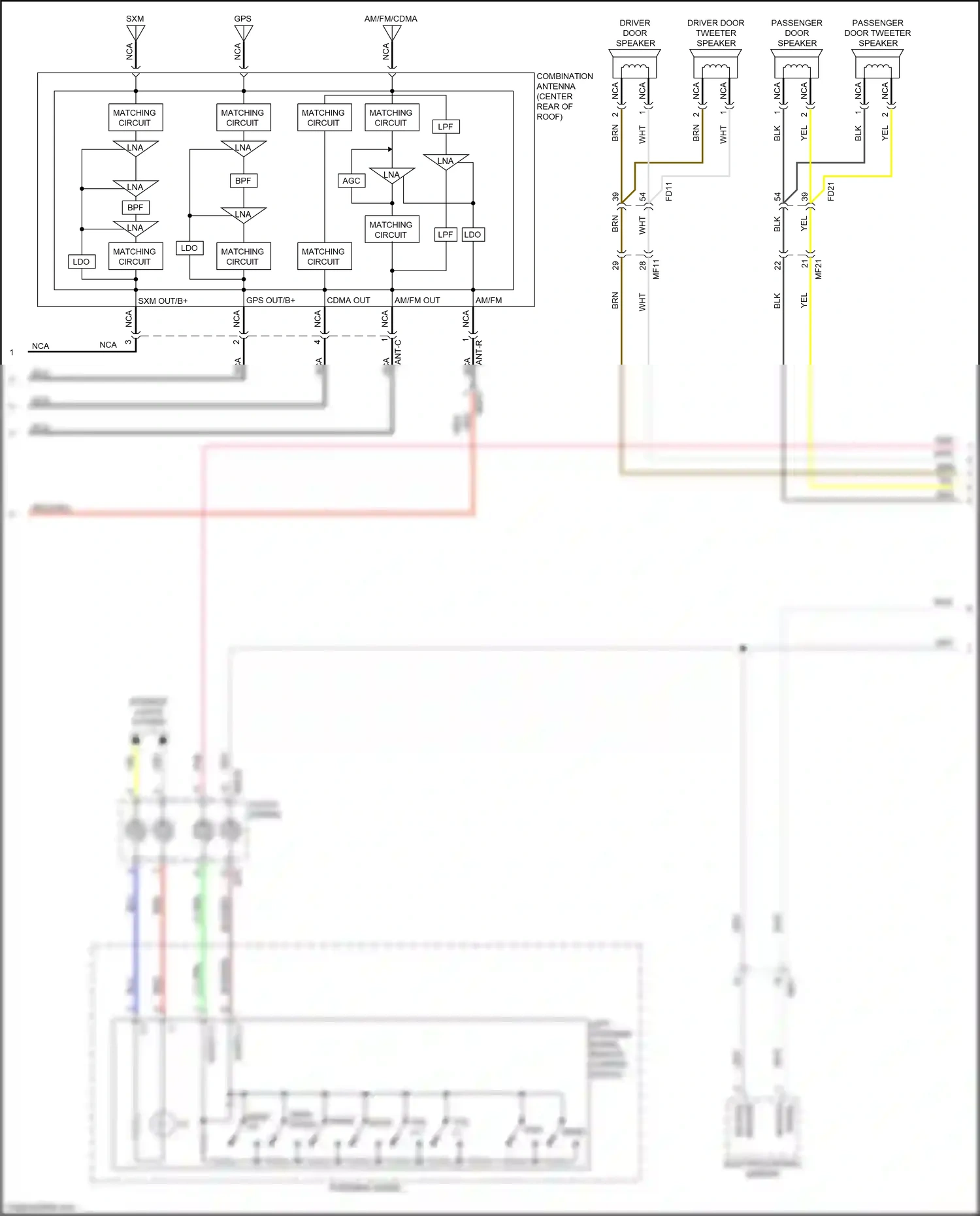 Kia Rio IV (2017-2020) red wiring diagram  (38 of 96)