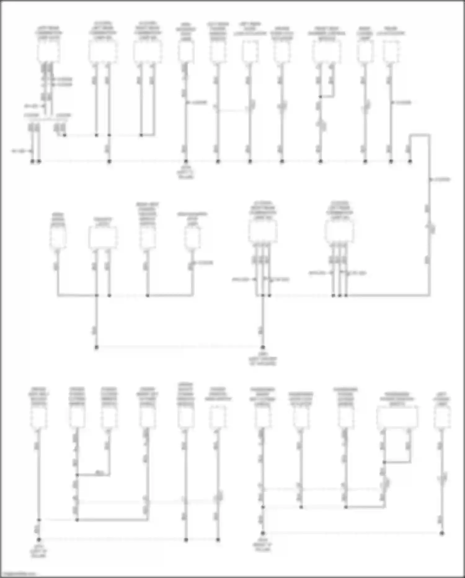 Wiring diagram right license lamp for Kia Rio IV (2017-2020) (2 of 2)