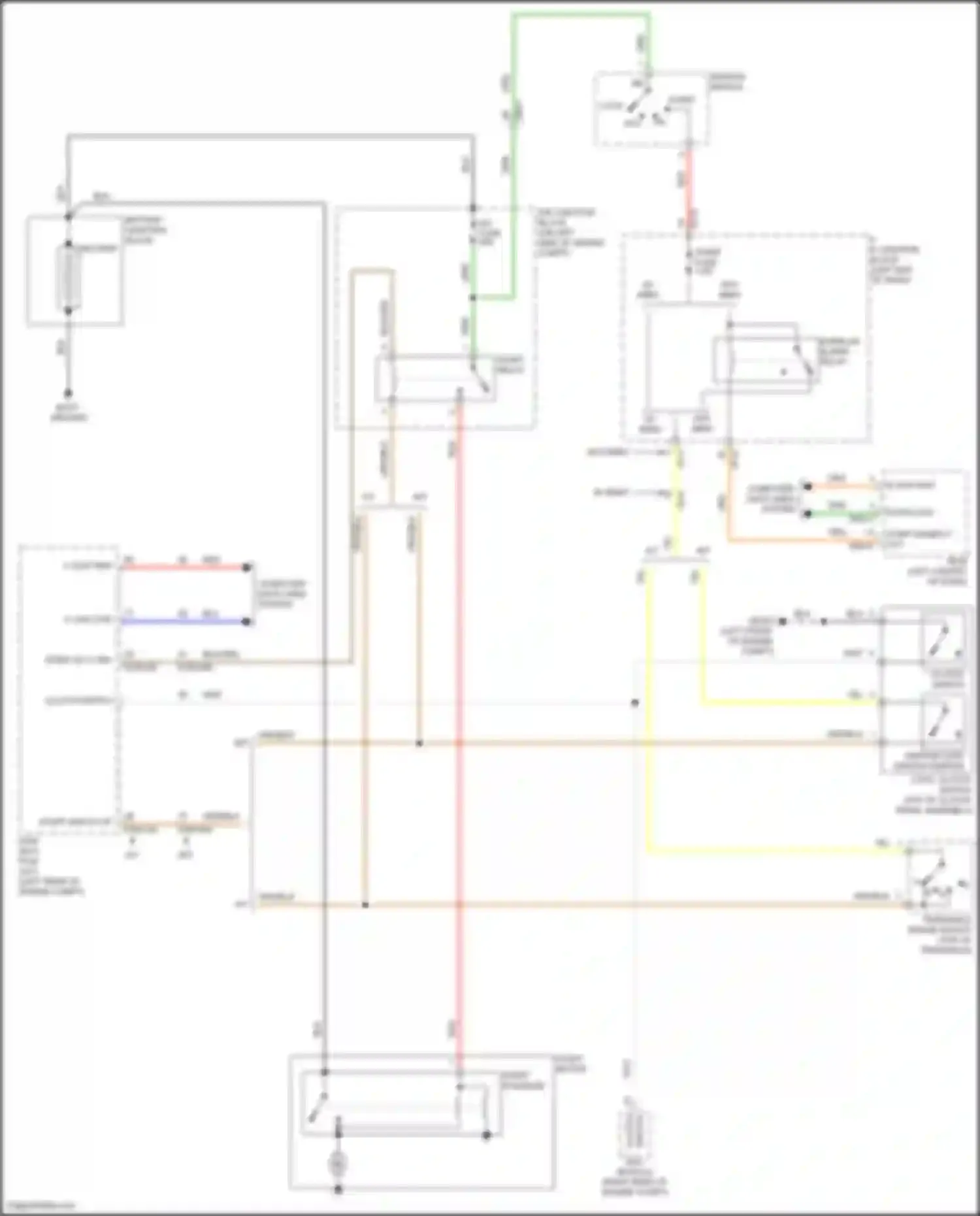 Wiring diagram start motor for Kia Rio IV (2017-2020) (1 of 2)