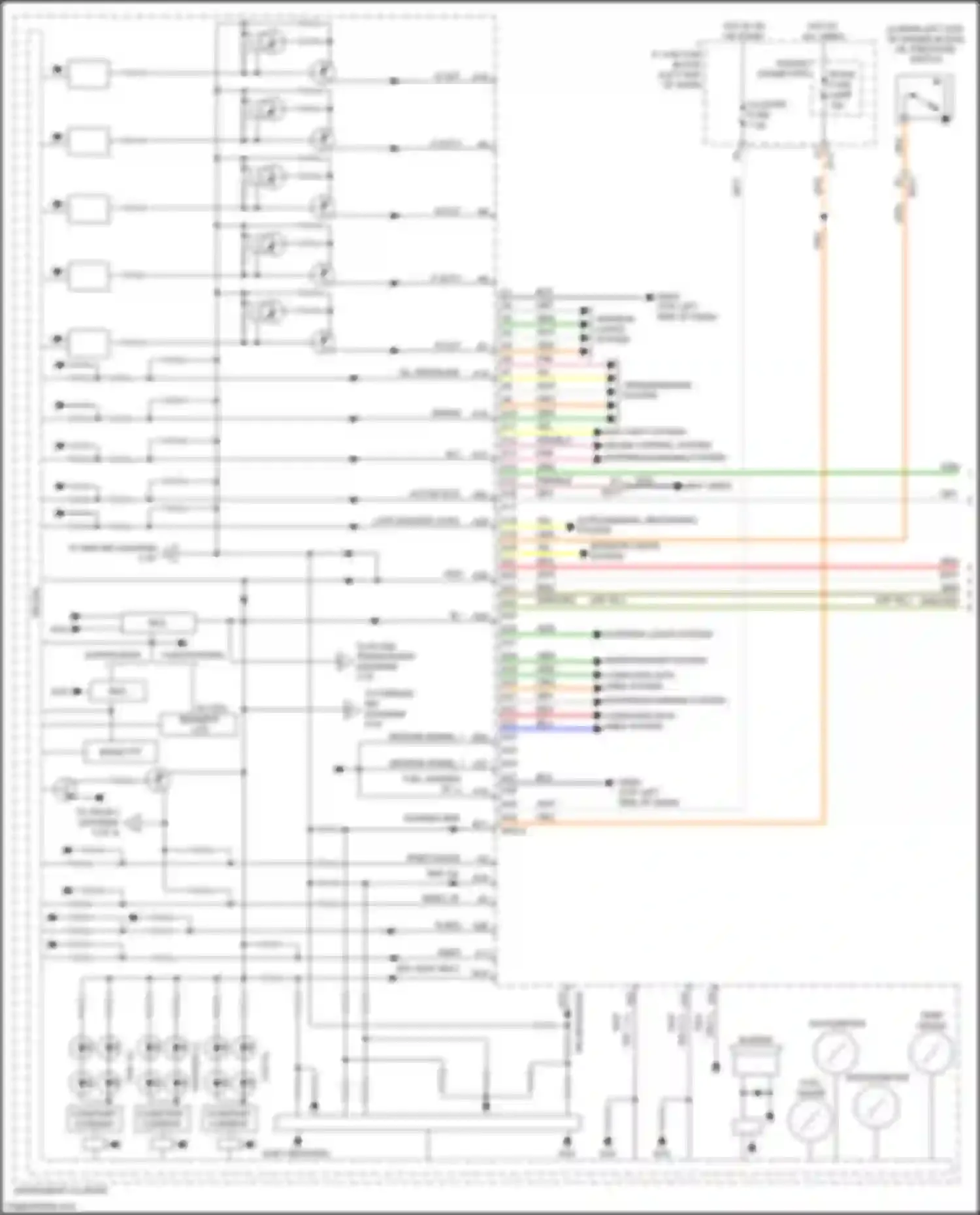 Wiring diagram transmissions system for Kia Rio IV (2017-2020) (1 of 2)