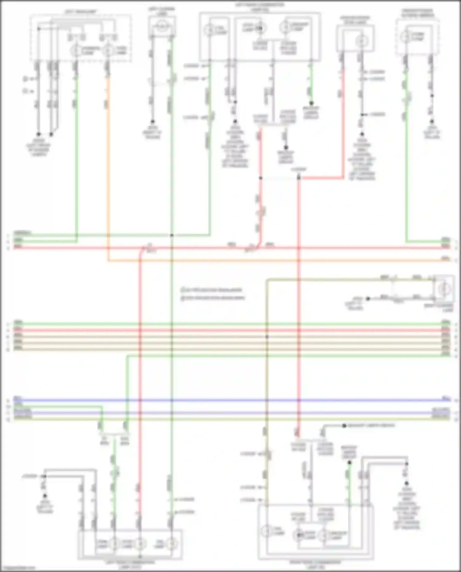 Wiring diagram turn lamp for Kia Rio IV (2017-2020) (1 of 3)