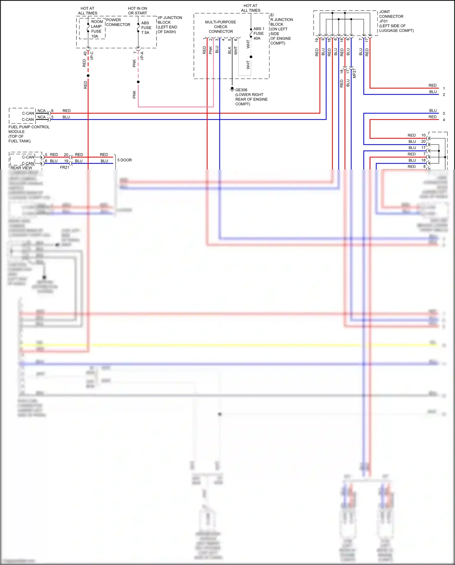Kia Rio IV (2017-2020) w/ bcm wiring diagram  (11 of 38)