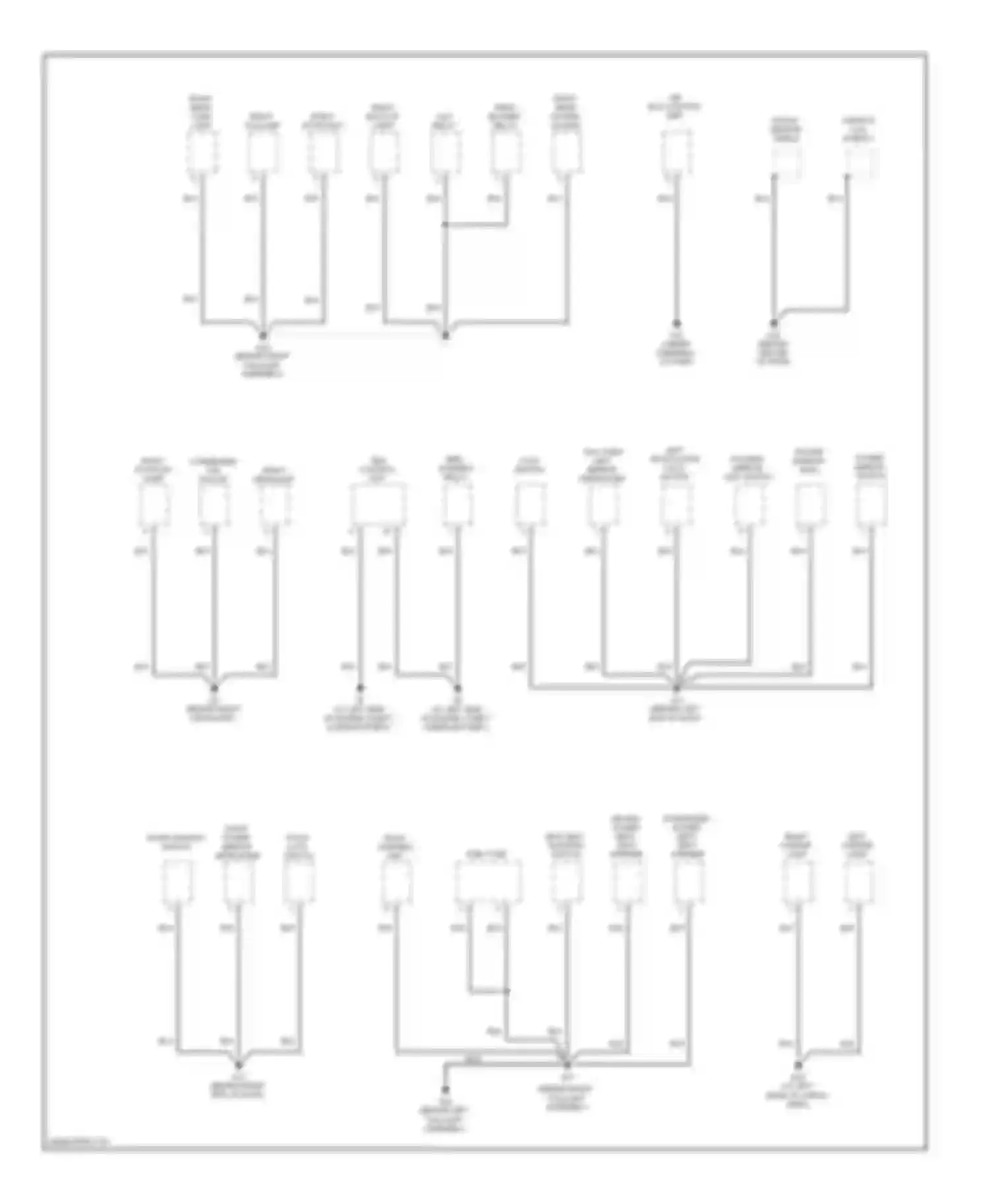 Wiring diagram power folding window mirror main unit switch for Kia Sedona I (1998-2006)