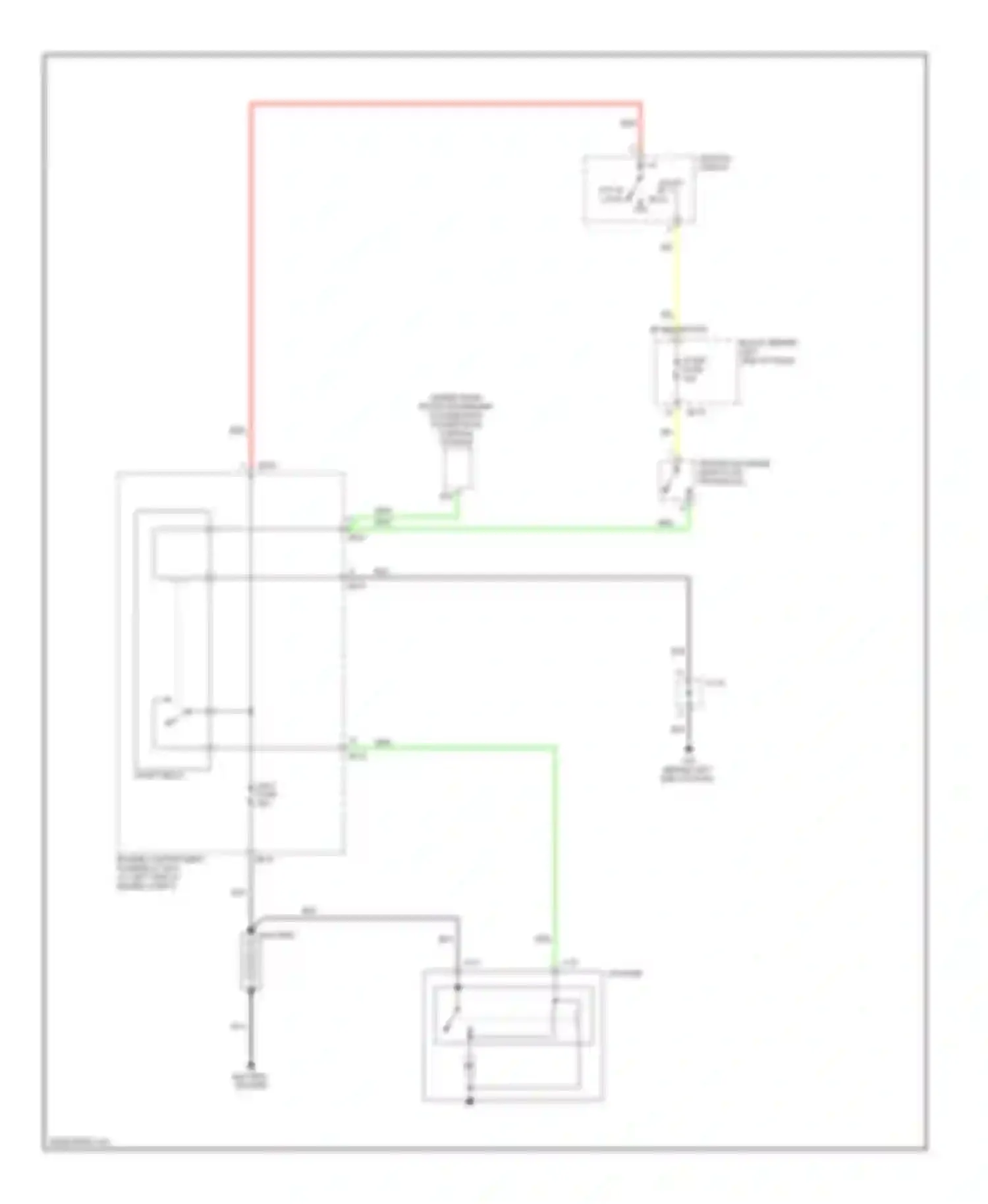 Wiring diagram jb-10 for Kia Sedona I (1998-2006) (3 of 3)