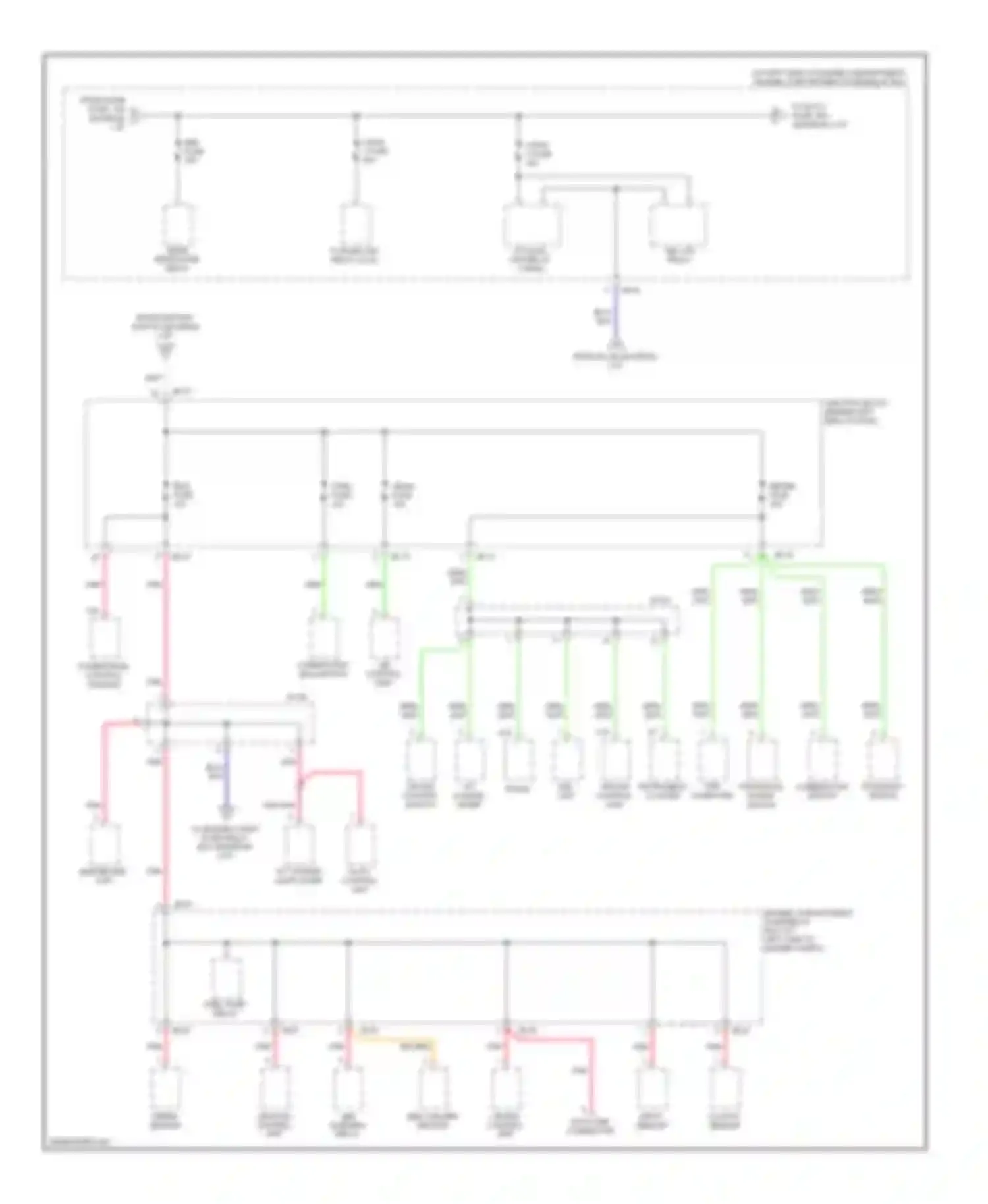 Wiring diagram rear defroster relay for Kia Sedona I (1998-2006) (2 of 2)