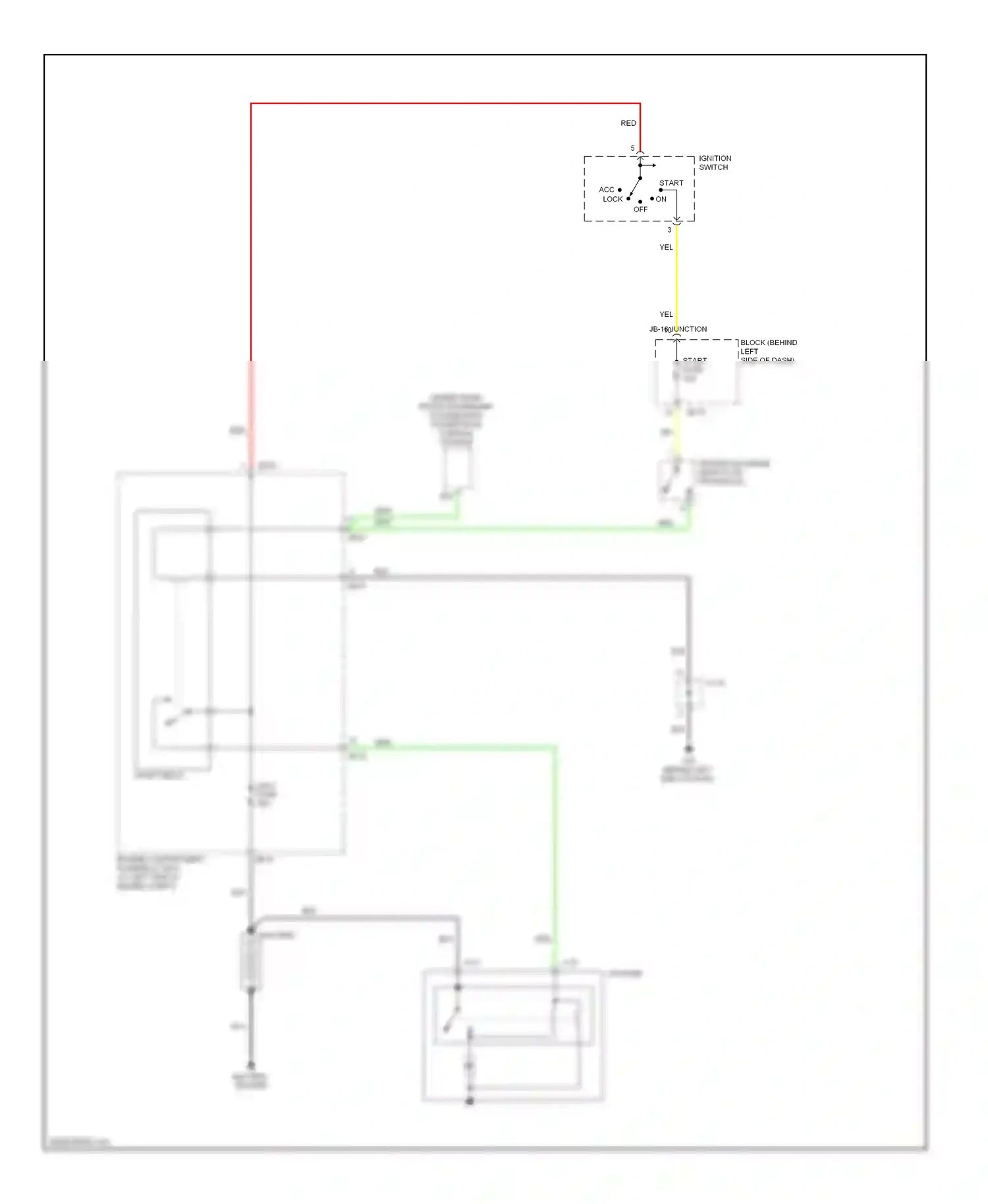 Kia Sedona I (1998-2006) transaxle range switch (on transaxle) wiring diagram  (3 of 4)