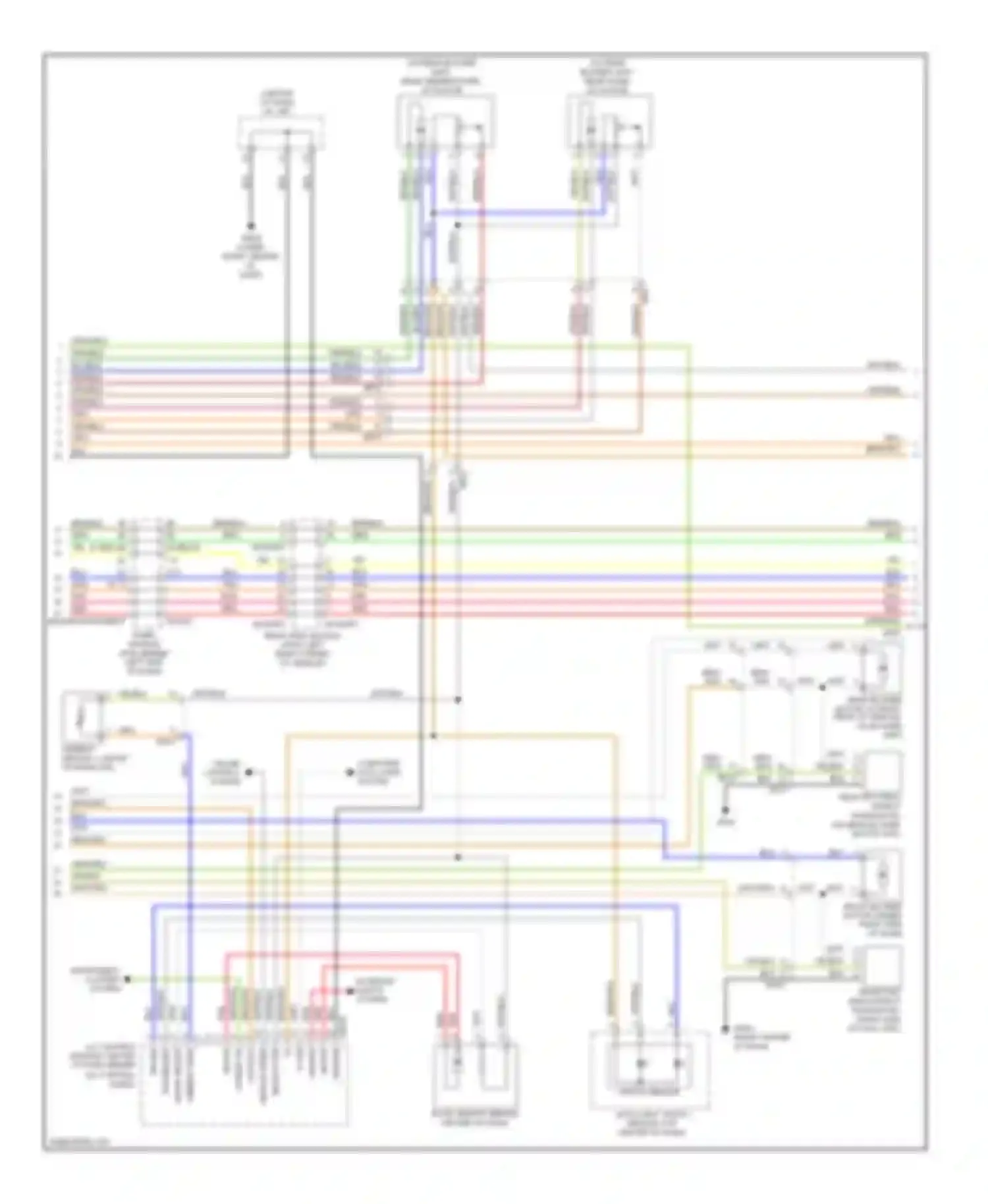 Sedona Kia II facelift (2010-2014): Automatic a/c circuit (2 of 3)