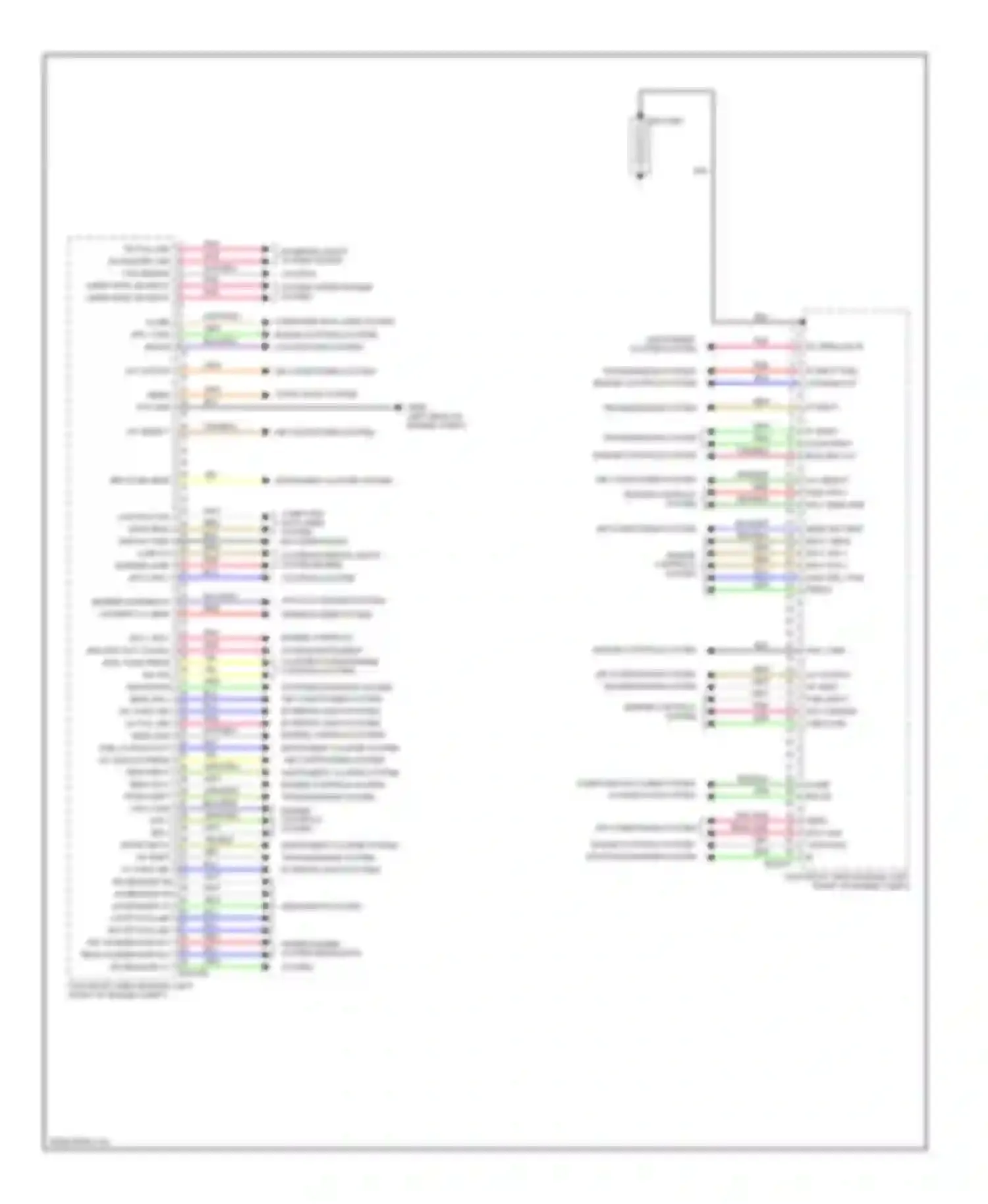 Sedona Kia II facelift (2010-2014): Front area module circuit (2 of 2)