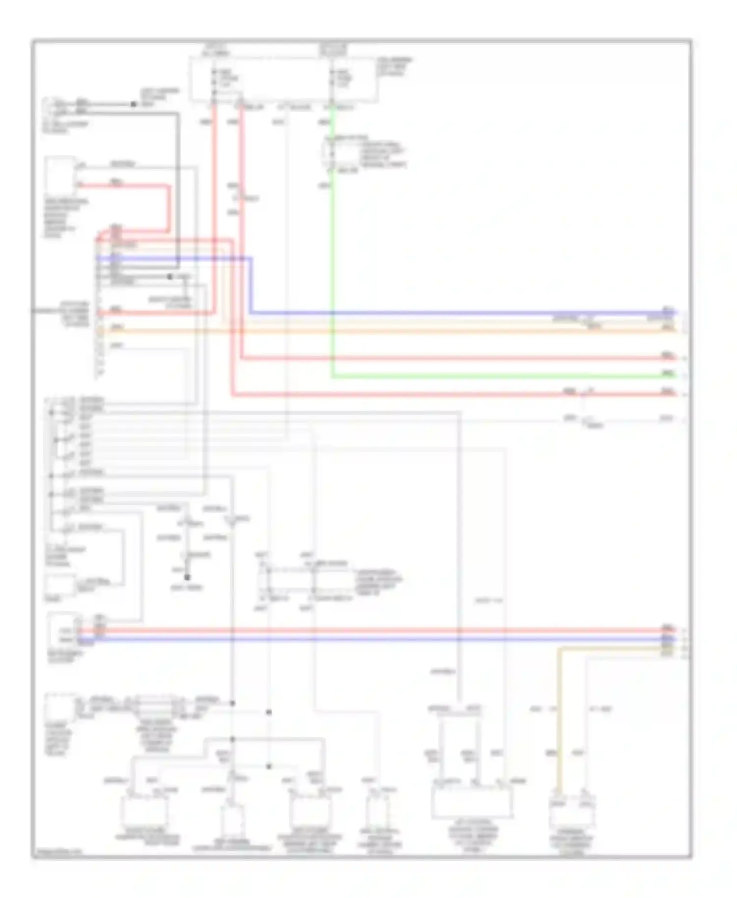 Sedona Kia II facelift (2010-2014): Computer data lines circuit (1 of 2)
