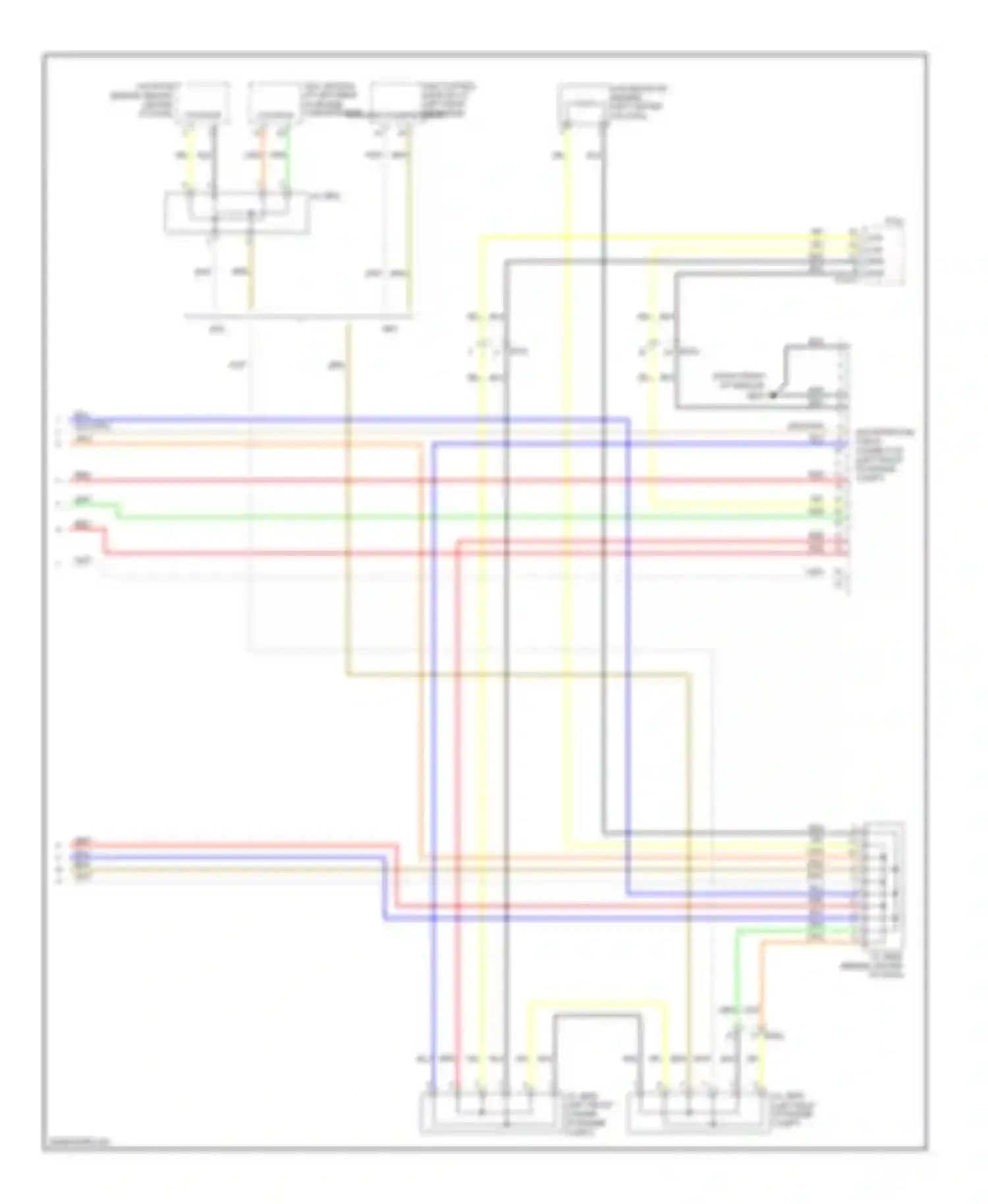 Sedona Kia II facelift (2010-2014): Computer data lines circuit (2 of 2)