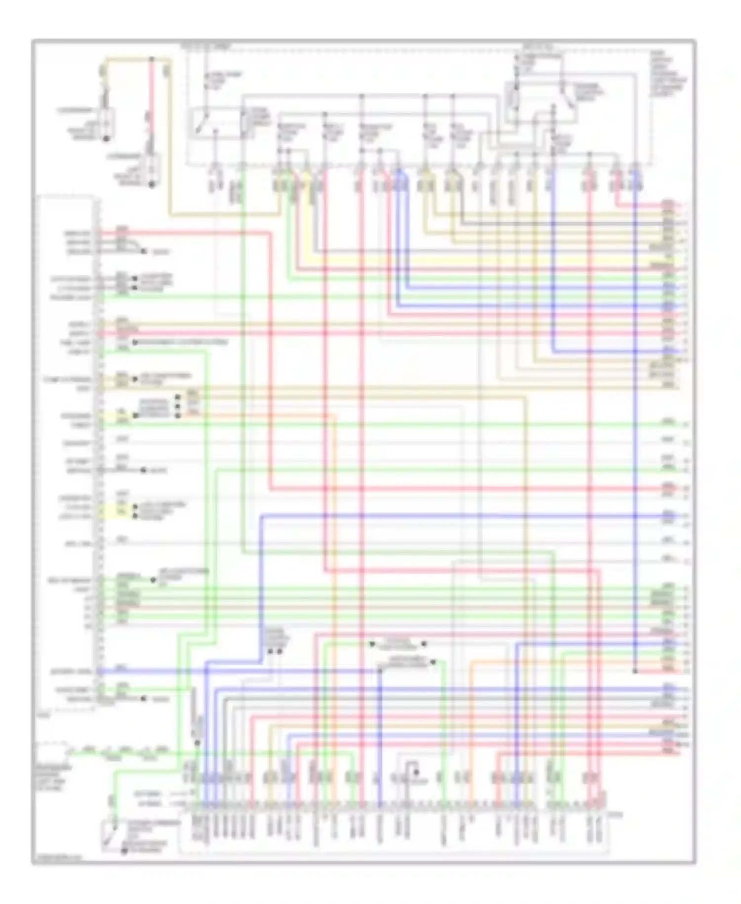 Sedona Kia II facelift (2010-2014): Wiring diagram engine performance 3.5l (1 of 6)
