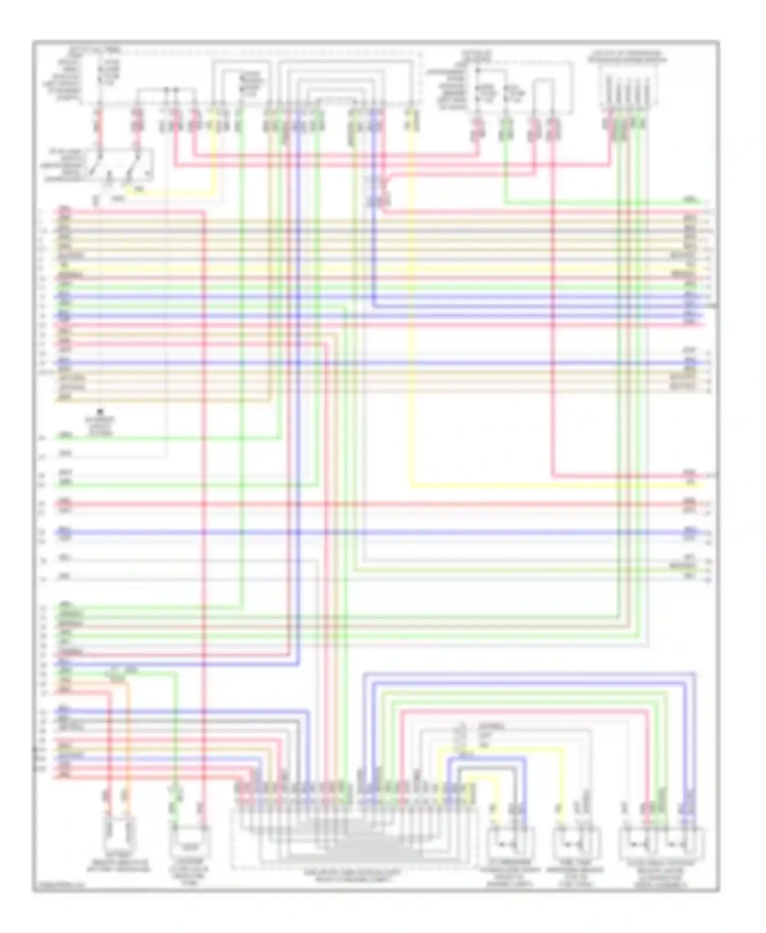 Sedona Kia II facelift (2010-2014): Wiring diagram engine performance 3.5l (2 of 6)