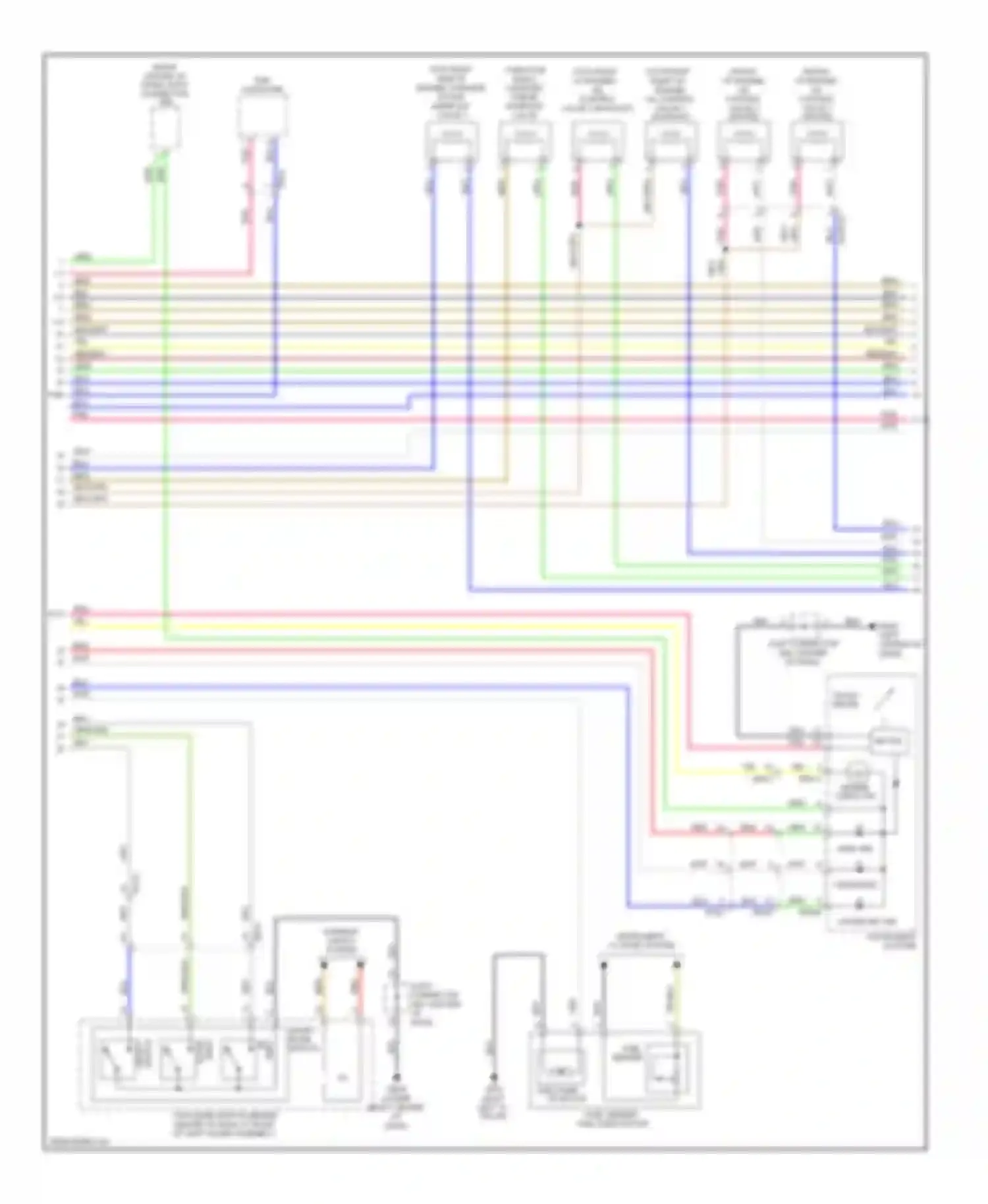 Sedona Kia II facelift (2010-2014): Wiring diagram engine performance 3.5l (3 of 6)