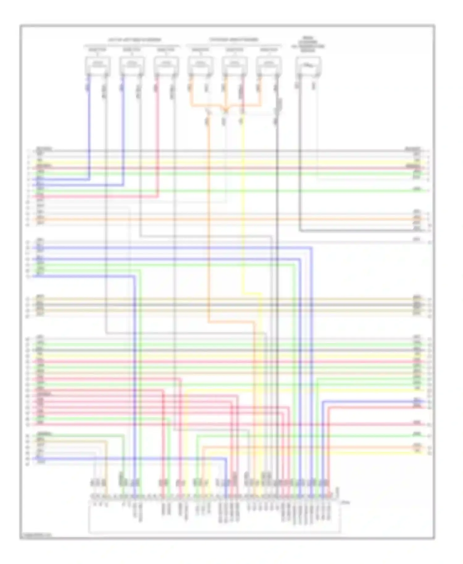 Sedona Kia II facelift (2010-2014): Wiring diagram engine performance 3.5l (5 of 6)