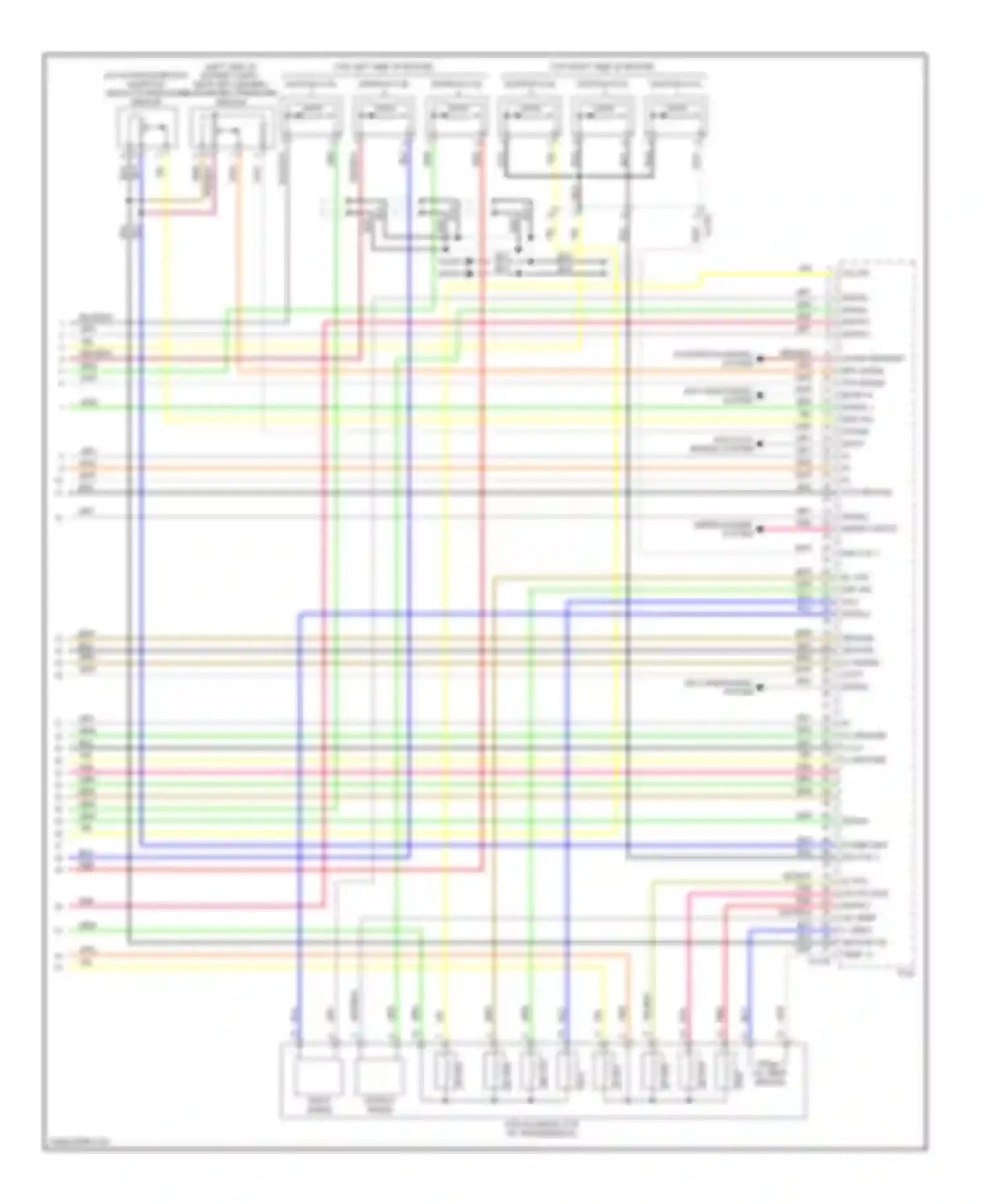 Sedona Kia II facelift (2010-2014): Wiring diagram engine performance 3.5l (6 of 6)