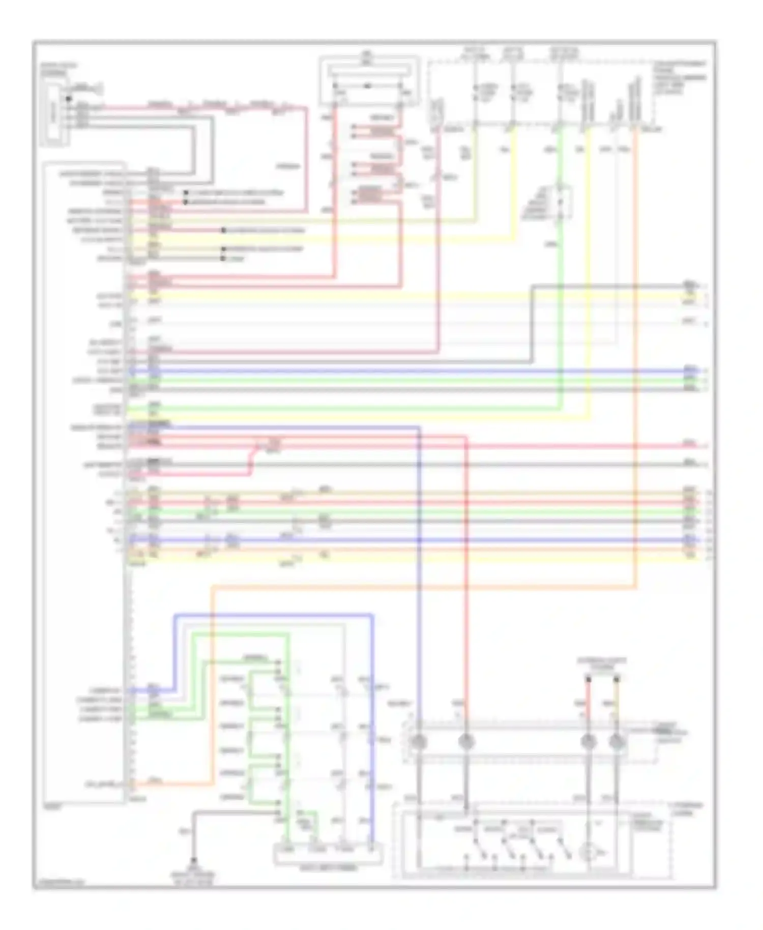 Sedona Kia II facelift (2010-2014): Navigation circuit (1 of 2)