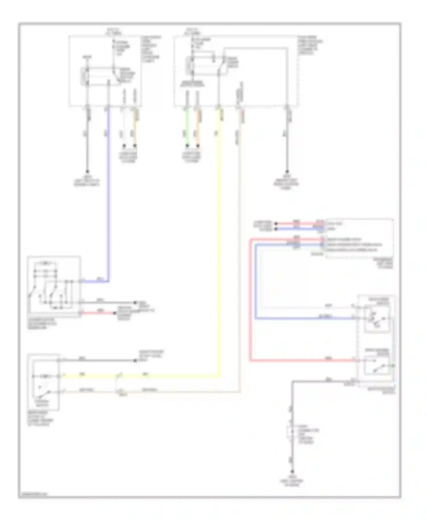 Sedona Kia II facelift (2010-2014): Rear wiper/washer circuit