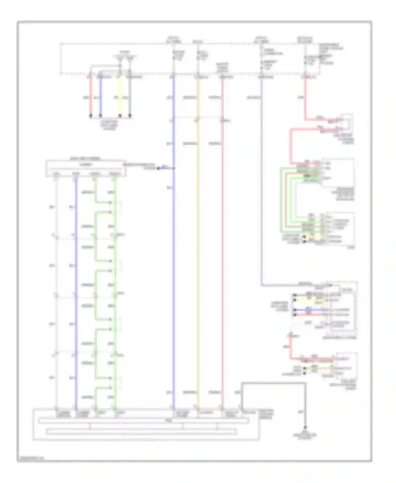 Wiring diagram 4 10 2 8 9 pnk on/start input sig 1 sig 2 sig 3 sig 4 for Kia Sedona II facelift (2010-2014) (1 of 1)