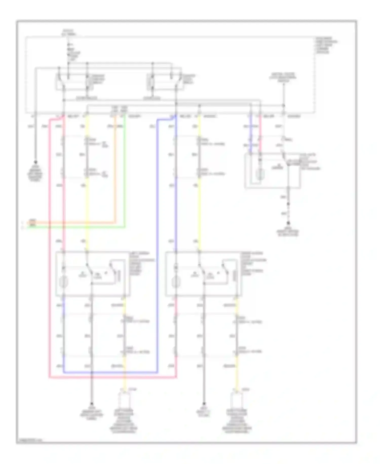 Wiring diagram can can high low for Kia Sedona II facelift (2010-2014) (4 of 4)