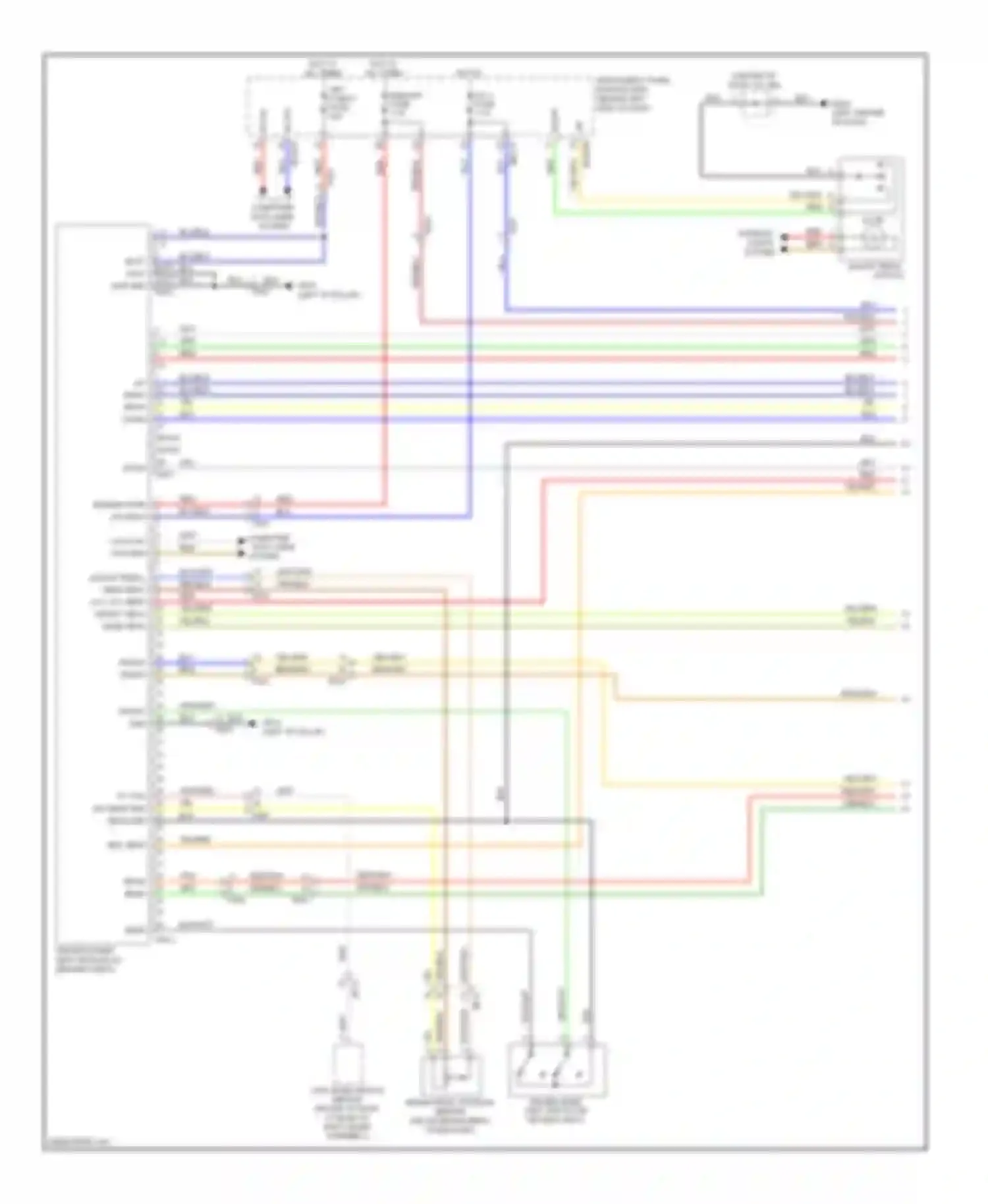 Wiring diagram computer data lines system for Kia Sedona II facelift (2010-2014) (12 of 37)