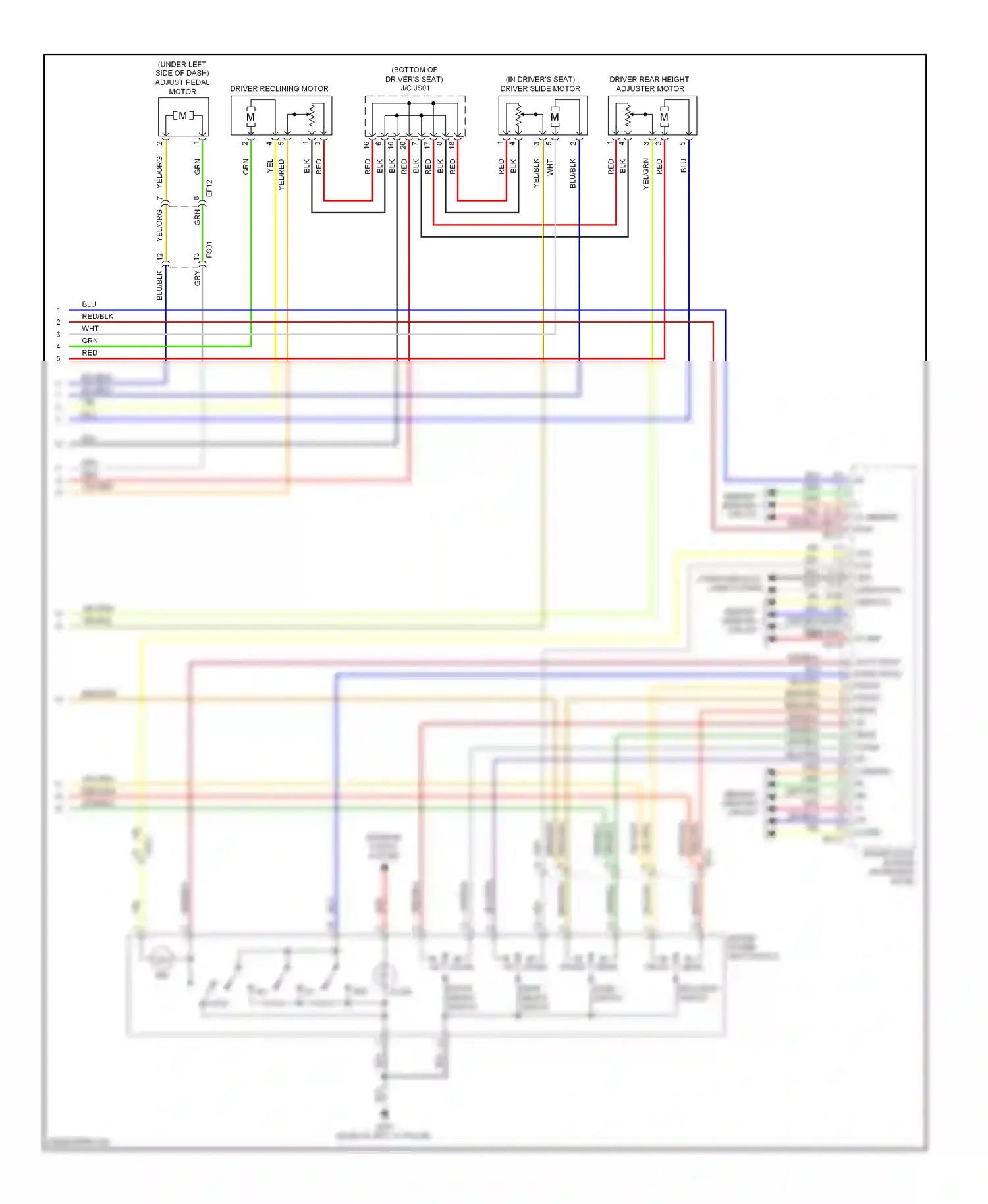 Wiring diagram down up for Kia Sedona II facelift (2010-2014) (1 of 1)