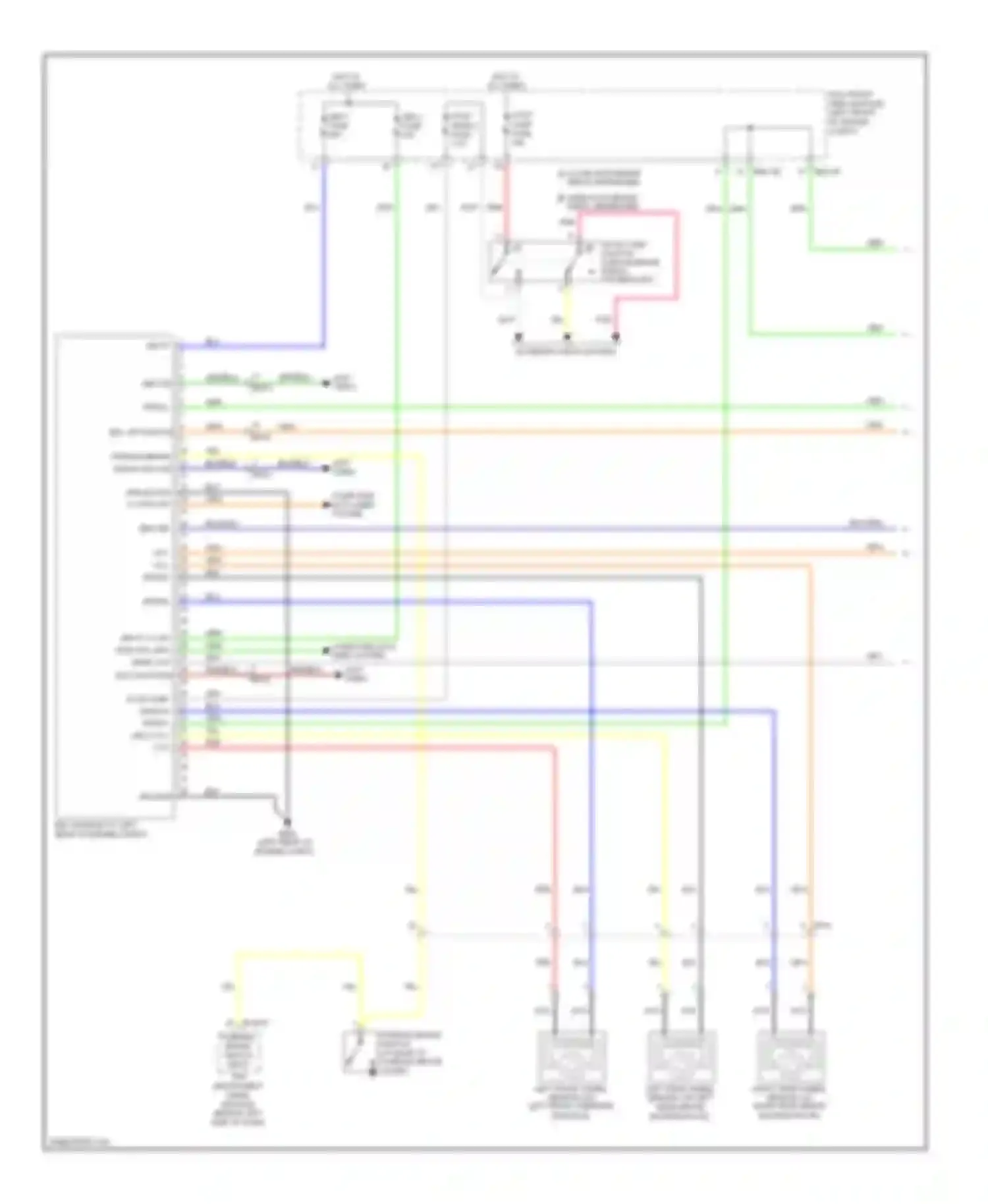 Wiring diagram esc off switch for Kia Sedona II facelift (2010-2014) (1 of 2)
